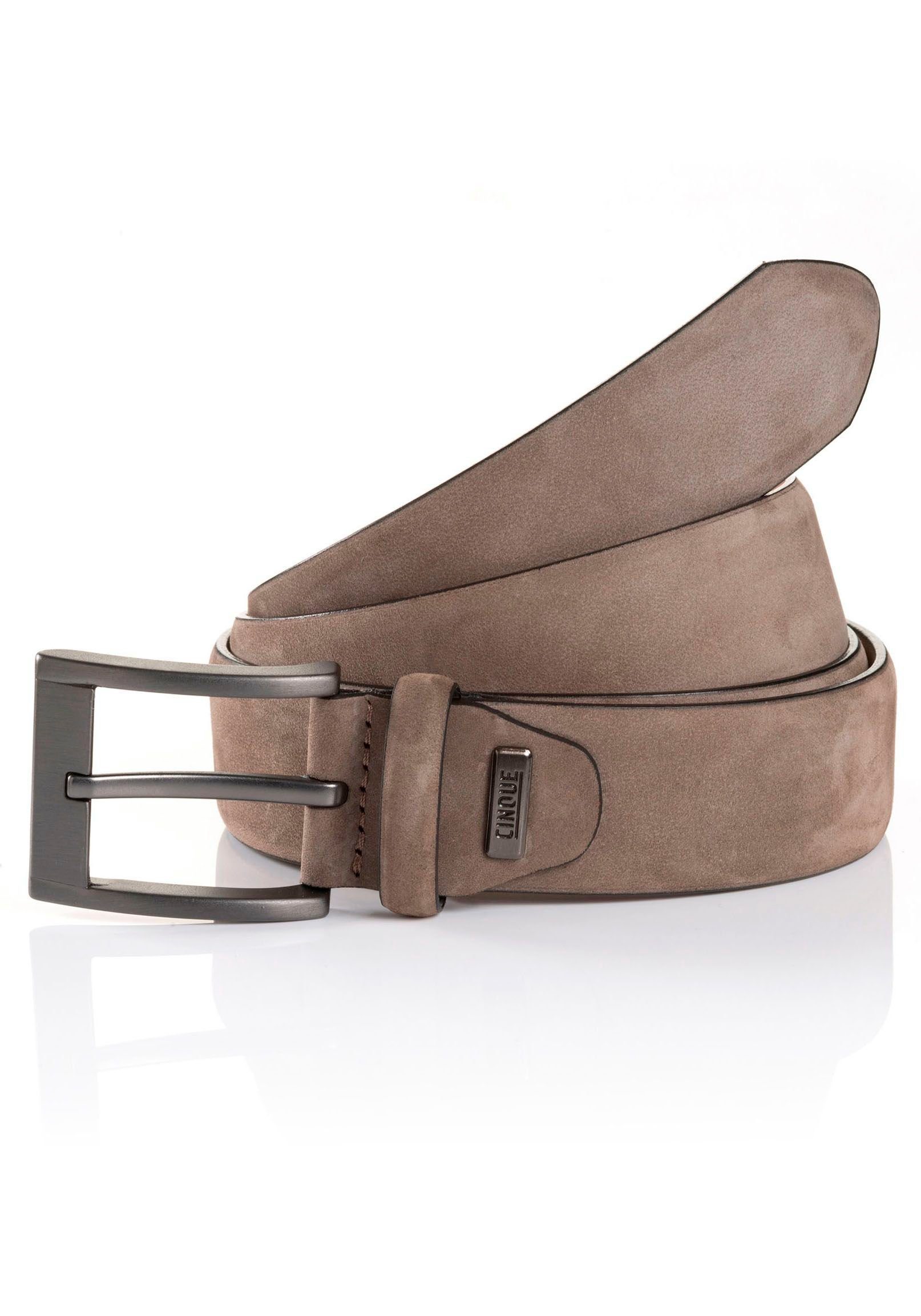 Cinque Ledergürtel TORTOLI Veloursleder-Optik günstig online kaufen