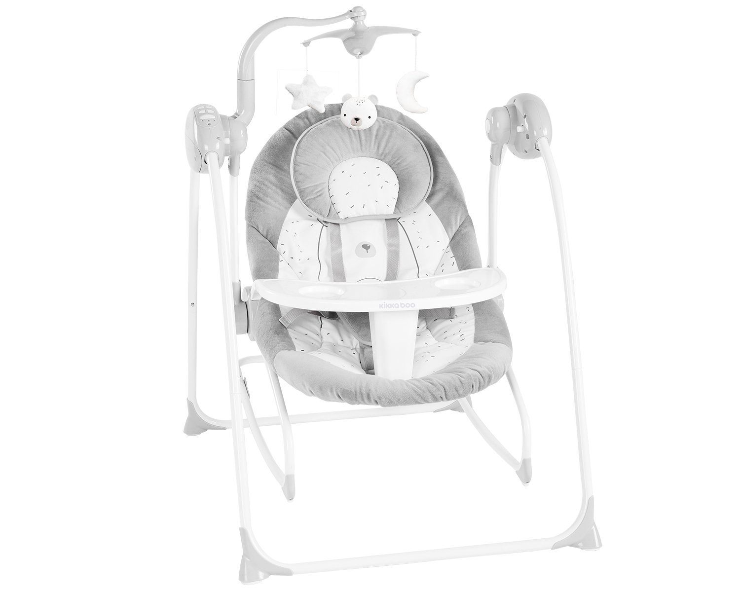 NUKIDO Babywippe Babyschaukel Schaukelsitz Babyliege Baby Wippe Spielbogen
