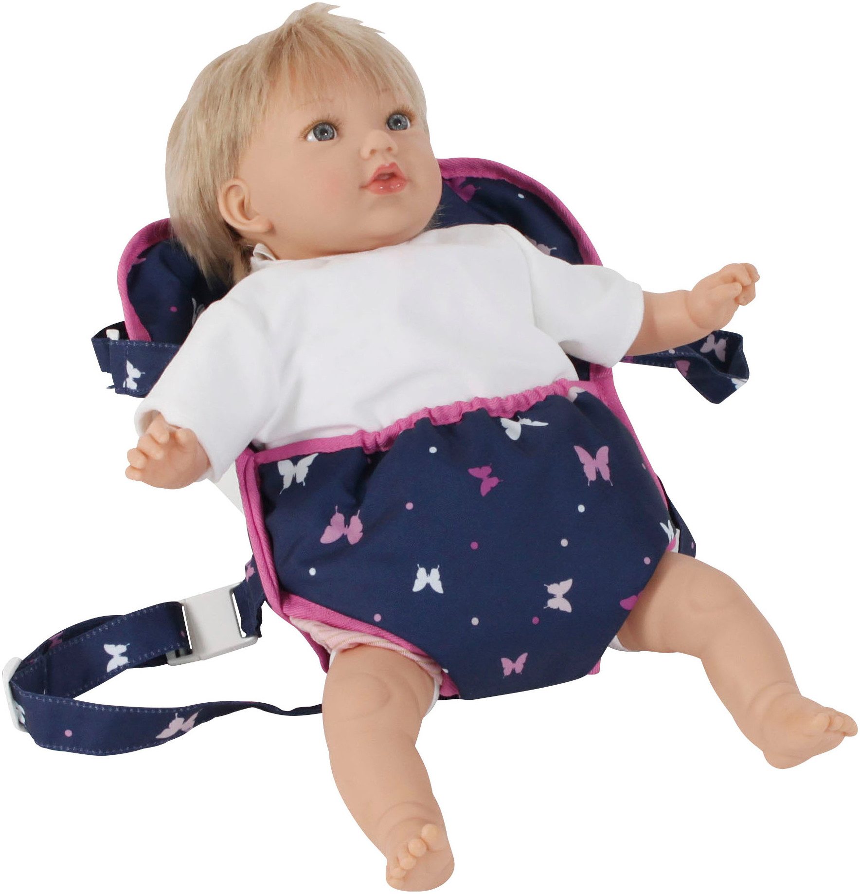CHIC2000 Puppen Bauchtrage Butterfly, rosa