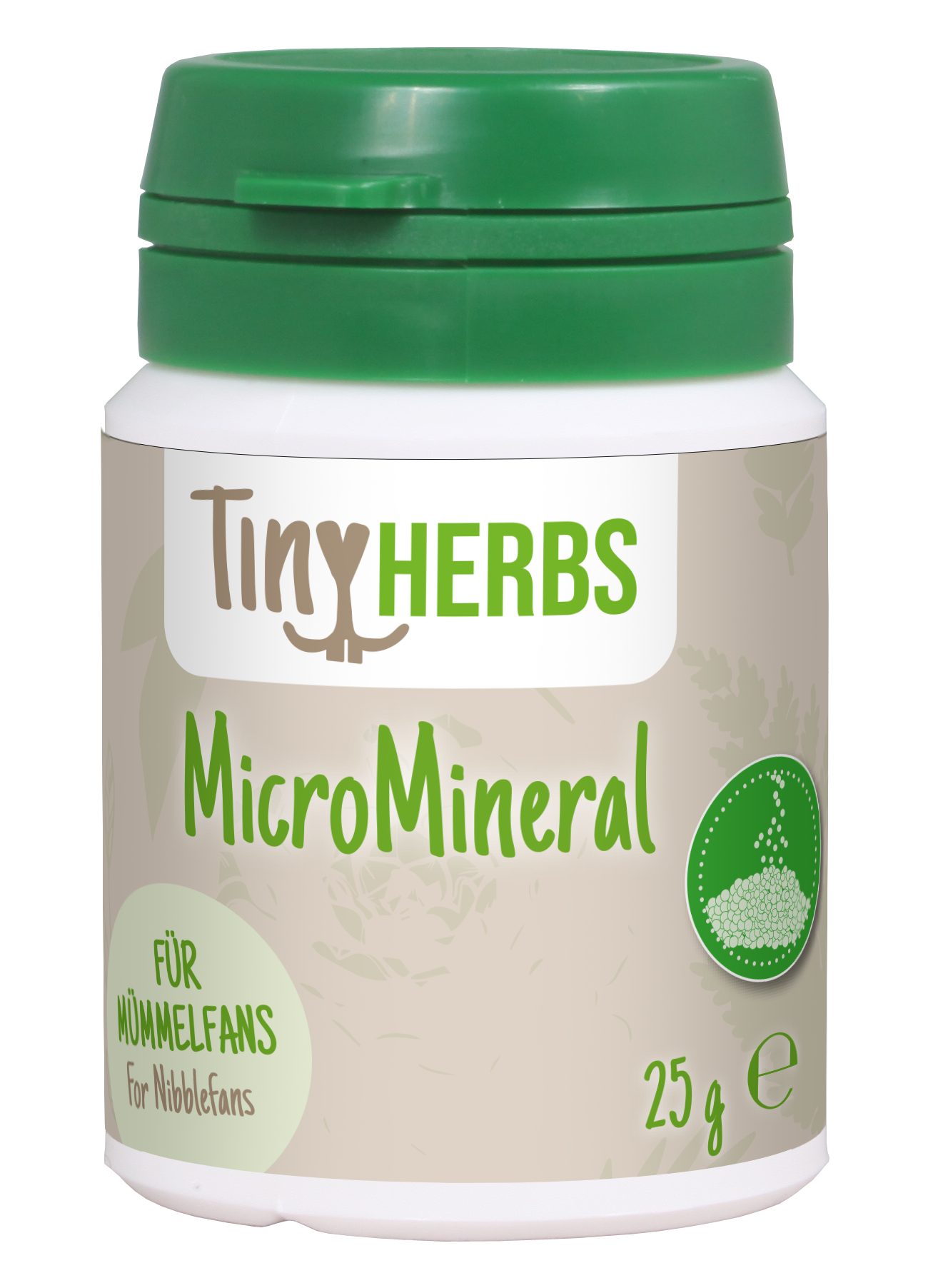 cdVet TinyHerbs MicroMineral, Ergänzungsfutter für: Zwergkaninchen, Ratten, Meerschweinchen, Nagetiere, natürliche Inhaltsstoffe, Vitaminversorgung, bedarfsgerechte Fütterung