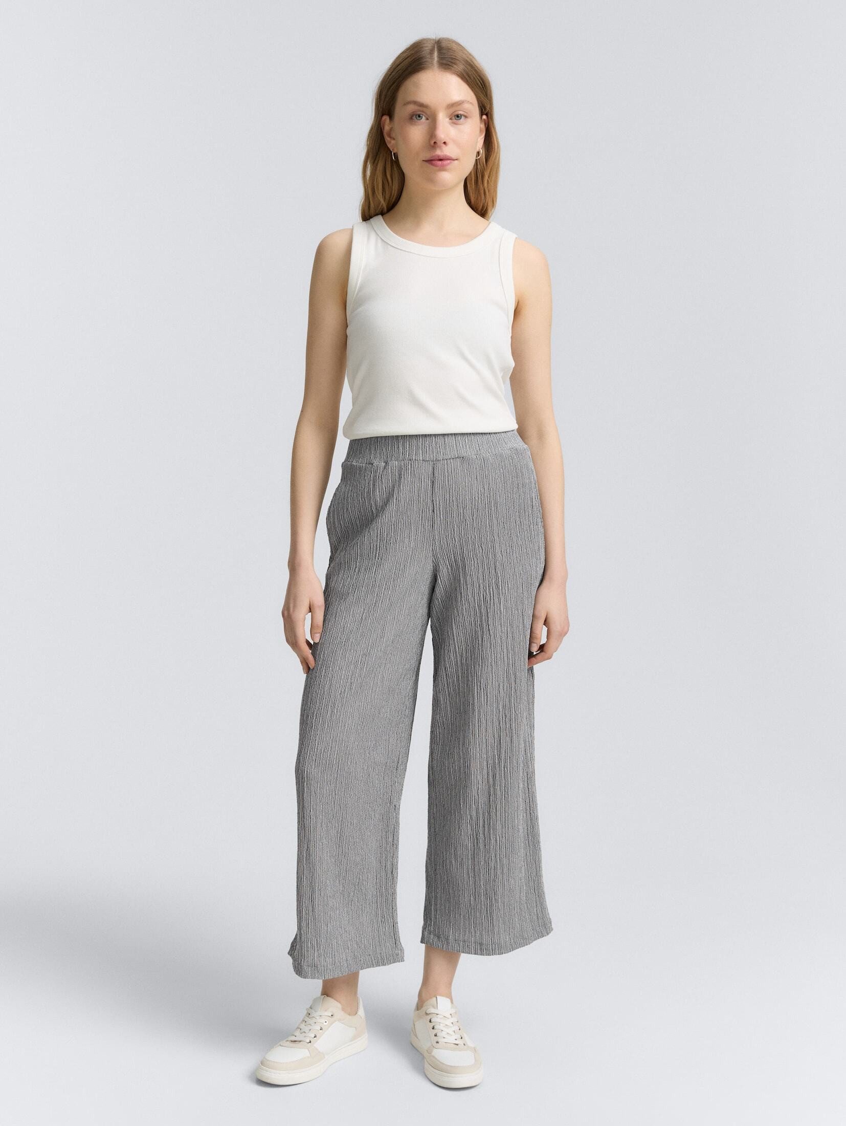 TOM TAILOR 7/8-Hose Crinkle Culotte Hose günstig online kaufen