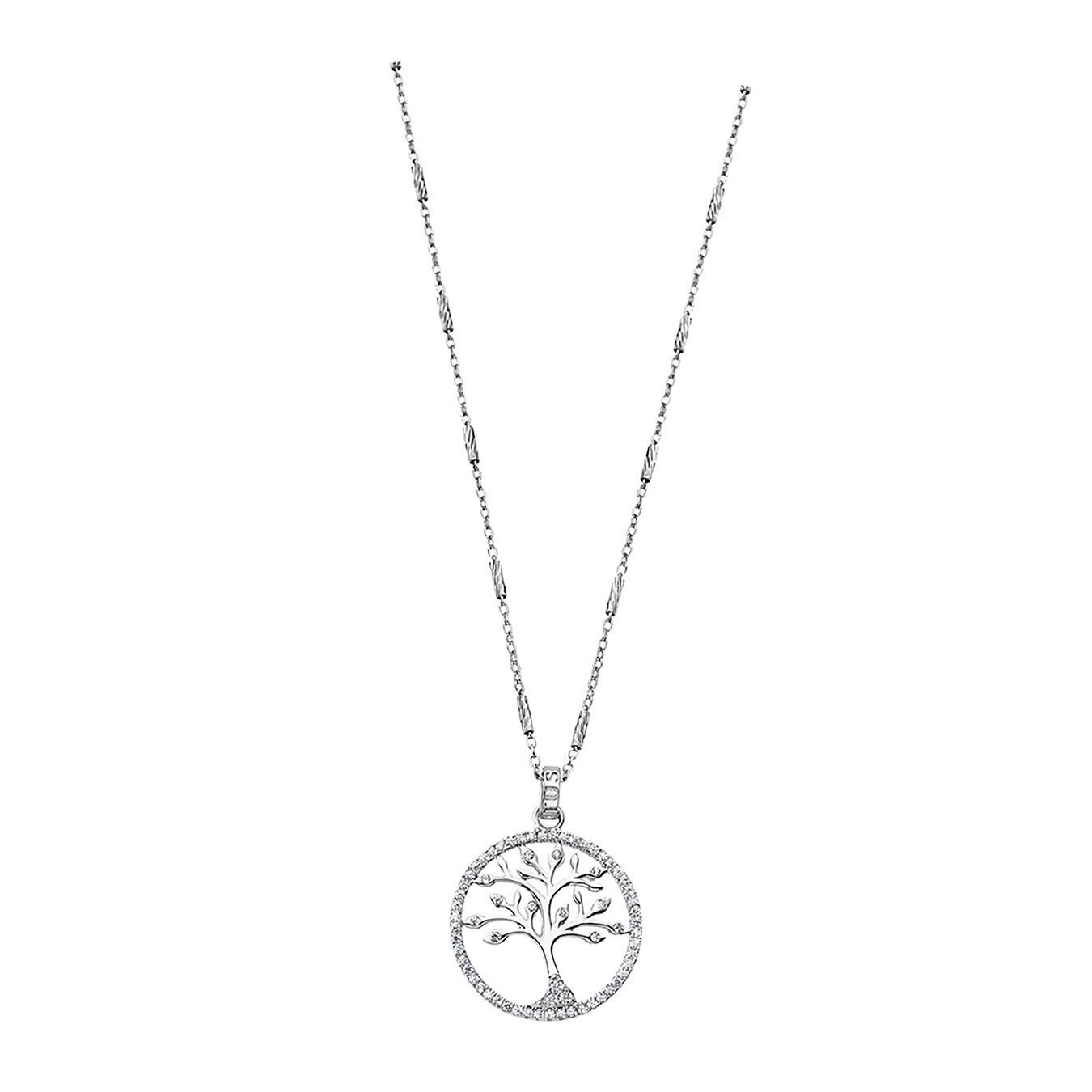Silberkette LOTUS Silver Lebensbaum Halskette