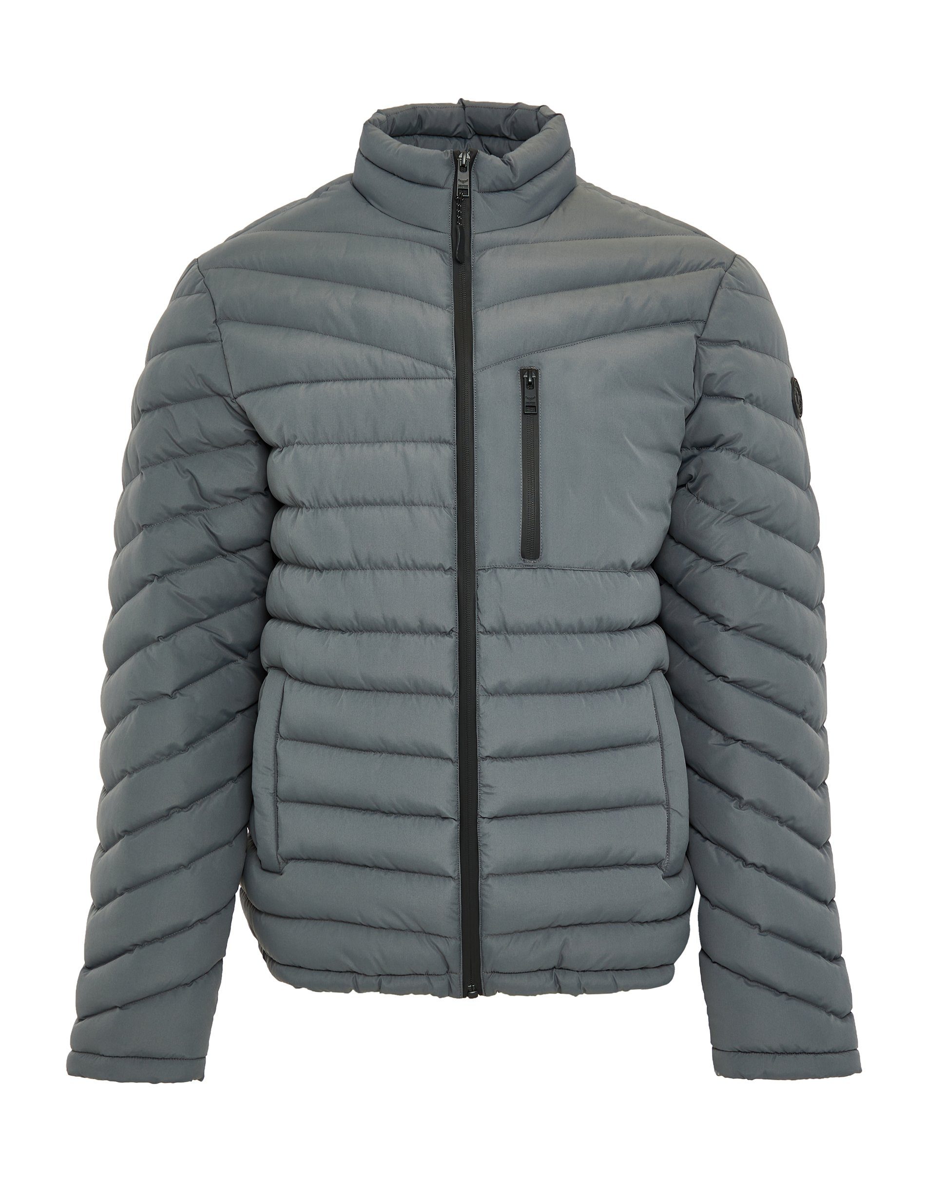 Jacket Steppjacke THB Threadbare Craven Charcoal dunkelgrau -