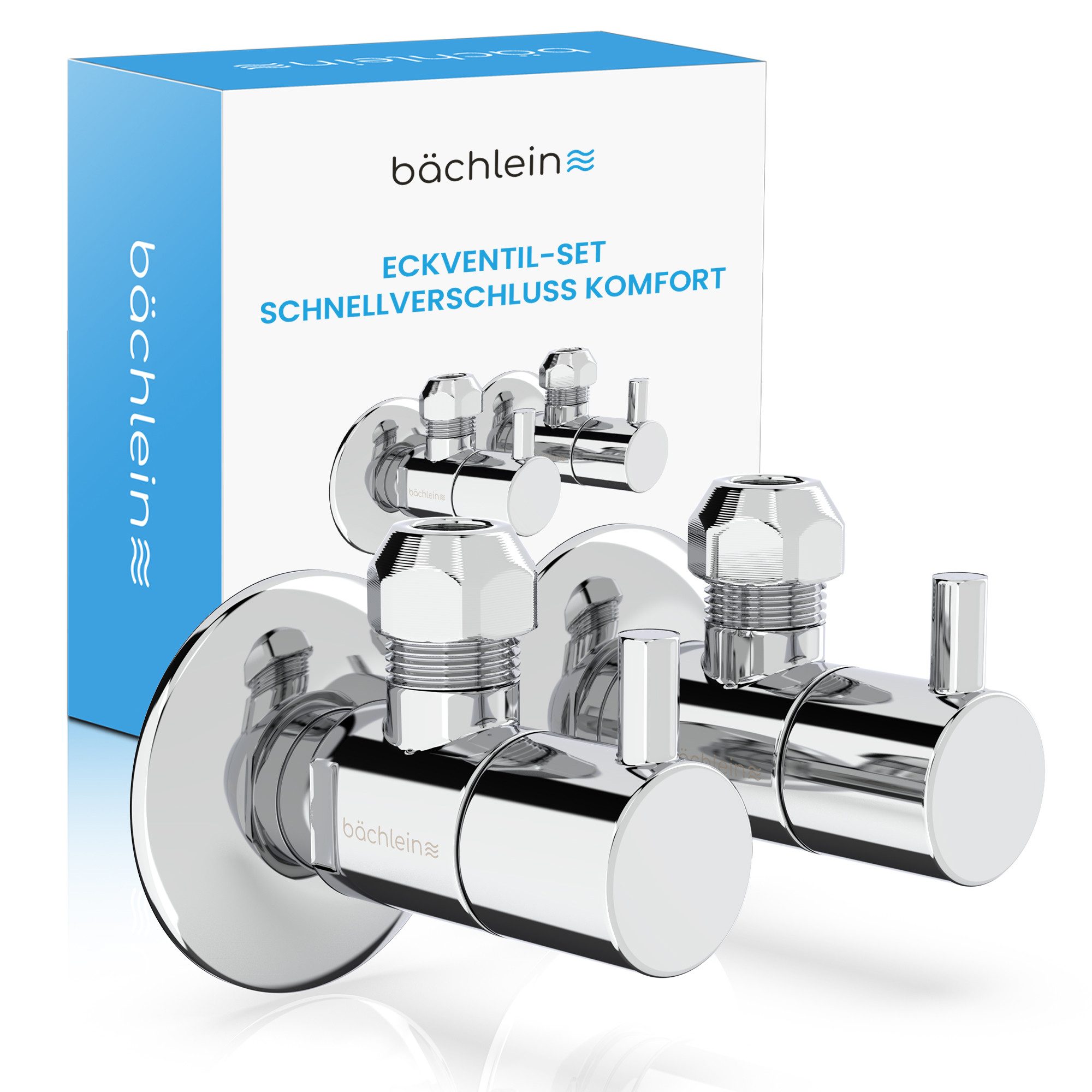 Bächlein Eckventil Eckventil-Set schnellverschluss Komfort