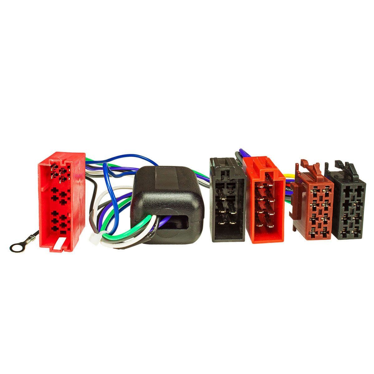 tomzz Audio Aktivsystem Radio Adapter passt für Audi A2 A3 A4 A6 A8 4x100 Watt max KFZ-Adapter