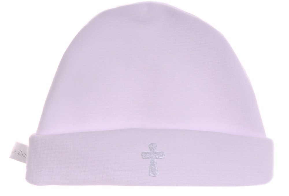 La Bortini Erstlingsmütze Mütze Taufmütze für Neugeborene Baby und Kinder