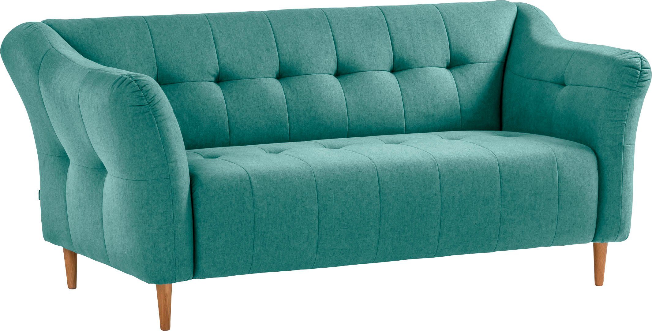 exxpo - mit 3-Sitzer fashion stellbar Soraya, frei Holzfüßen, sofa Raum im