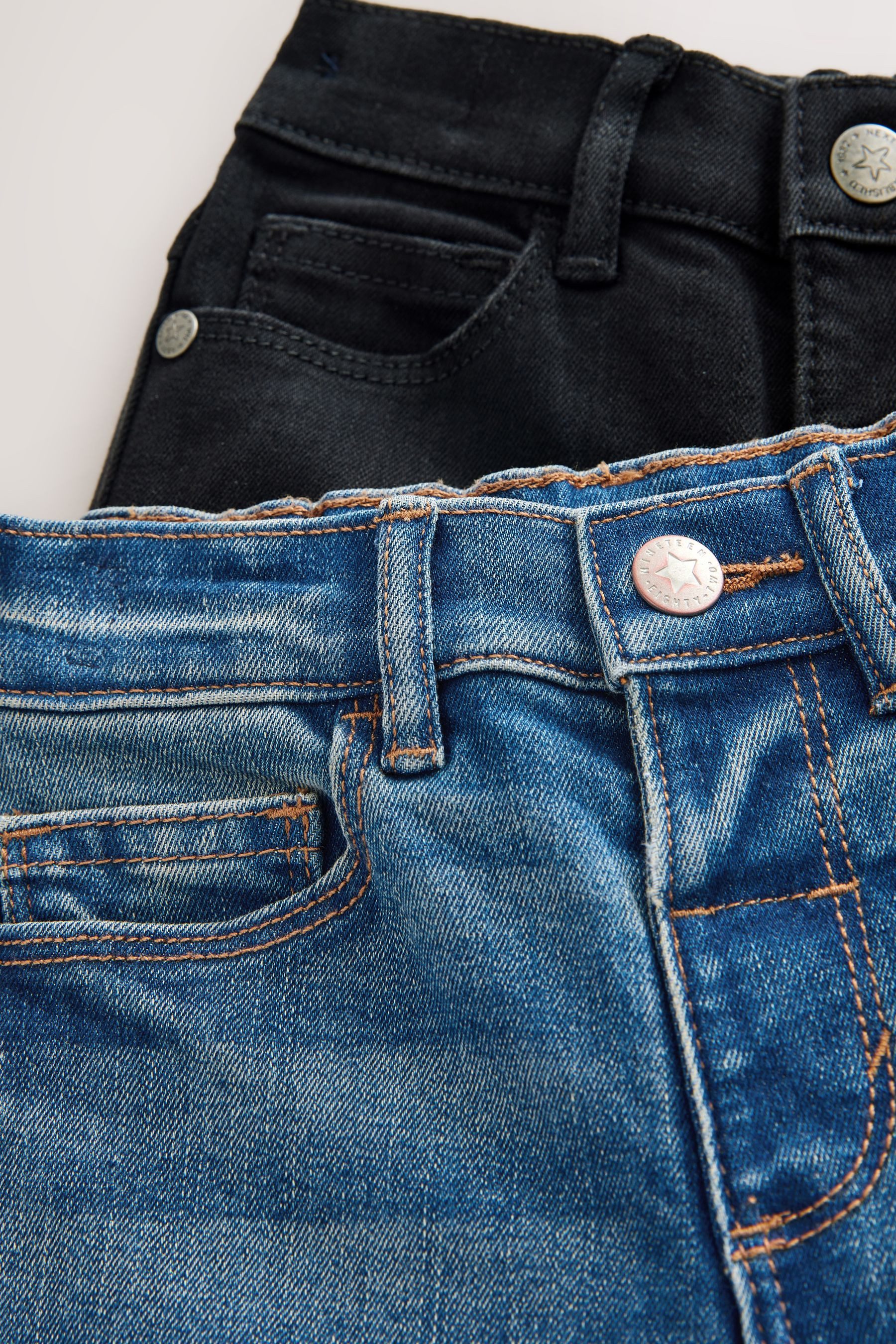 Next Stretch-Jeans Regular Fit Jeans mit Komfortstretch, 2er-Pack (2-tlg)