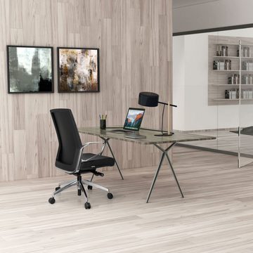 hjh OFFICE Drehstuhl Profi Bürostuhl PROVIDER Kunstleder mit Armlehnen (1 St), Schreibtischstuhl ergonomisch
