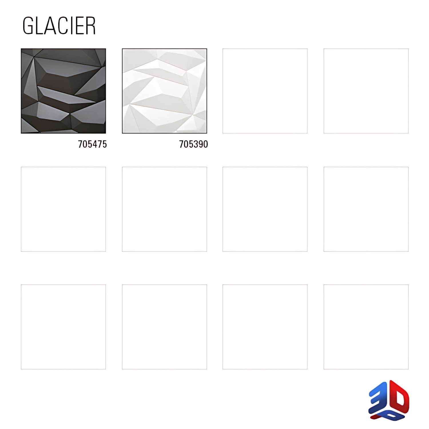 Profhome 3D Wandpaneel 1 MUSTERSTÜCK 3D S-705390 DIN A4 Wandpaneel MUSTER, BxL: 20x20 cm, 0 qm, (1 MUSTERSTÜCK, Produktmuster, 1-tlg., Muster des 3D Wandpaneels) grau