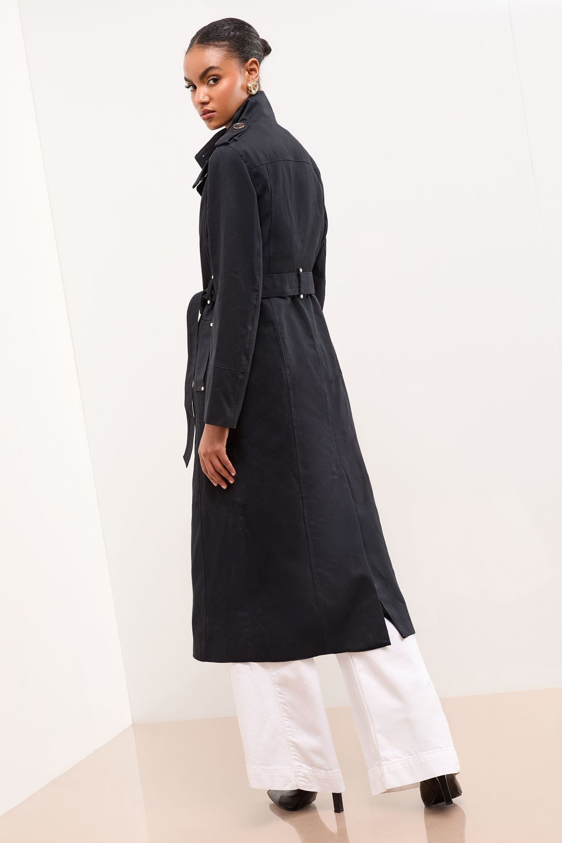 LIPSY Trenchcoat Lipsy Trenchcoat mit Stehkragen (1-tlg)