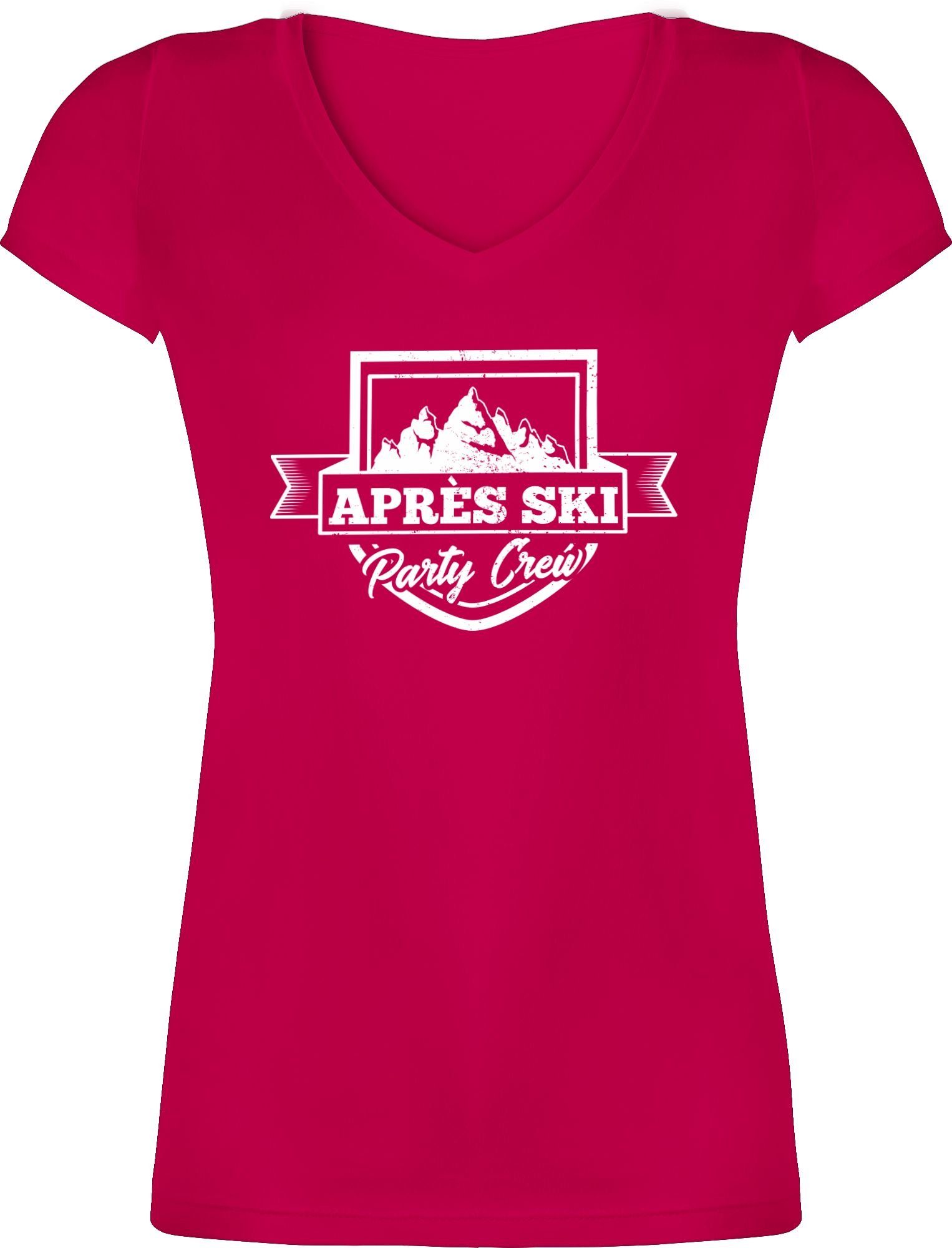Shirtracer T-Shirt »Après Ski Party Crew - Apres Ski Party - Damen T-Shirt  mit V-Ausschnitt« Skiurlaub Après Ski online kaufen | OTTO