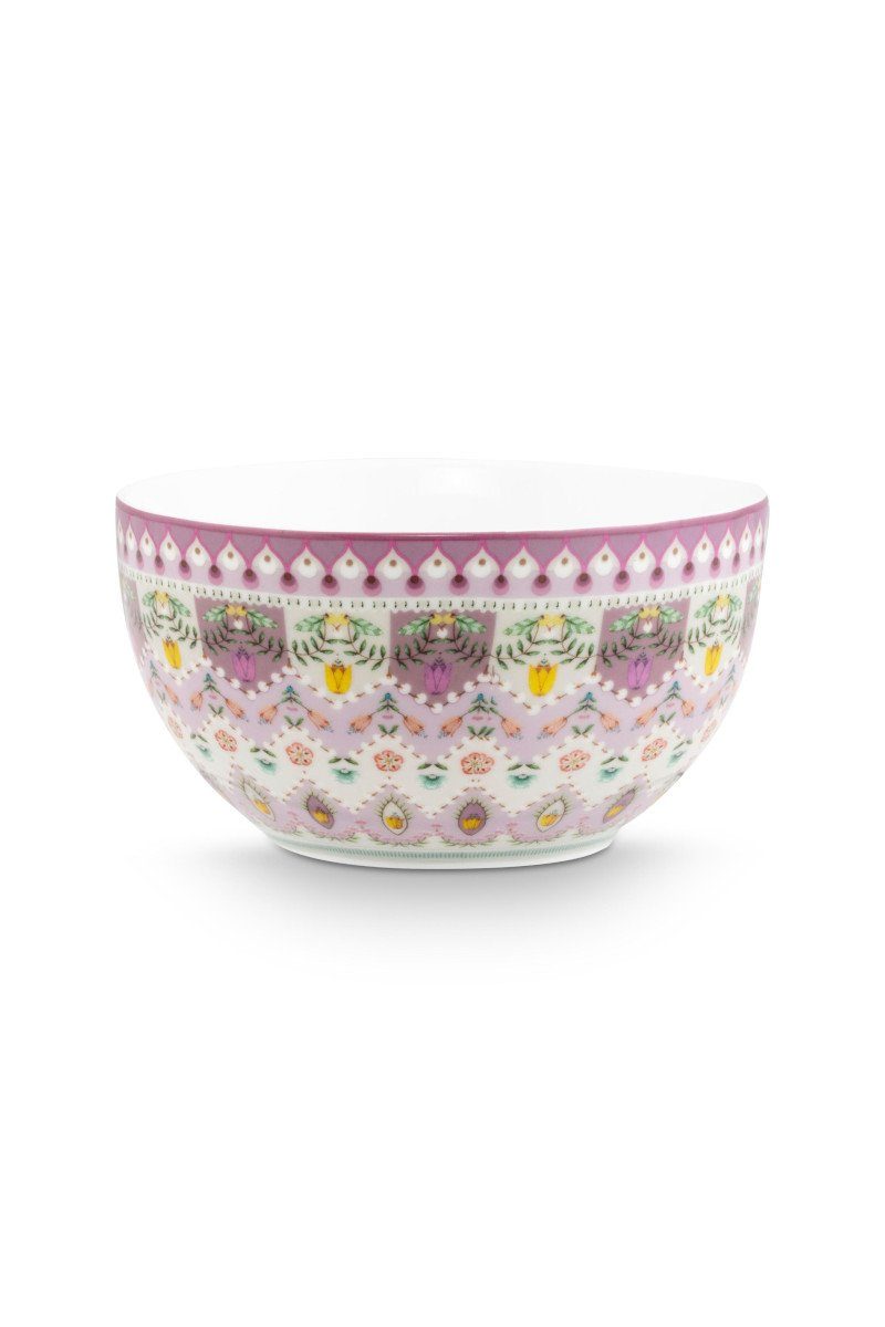 PiP Studio Schale Lily&Lotus Bowl lila/bunt 12cm, Porzellan, (Bowls), Bowl Lily&Lotus Moon Delight Multi 12cm