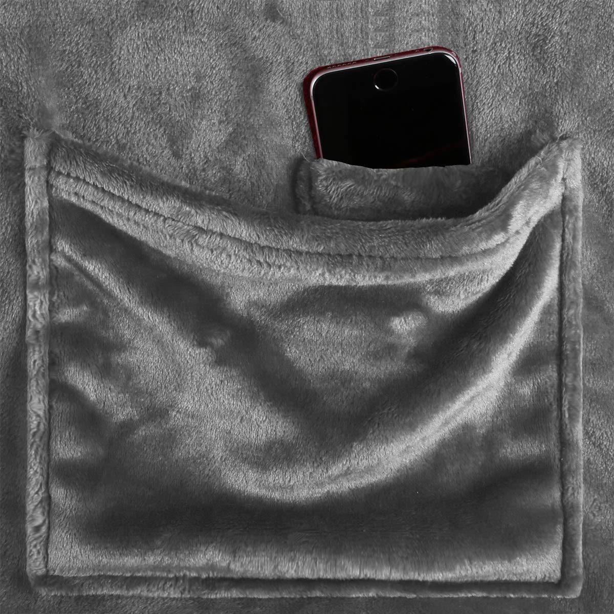 Wohndecke flauschige, tragbare Kuscheldecke mit Ärmeln günstig online kaufen