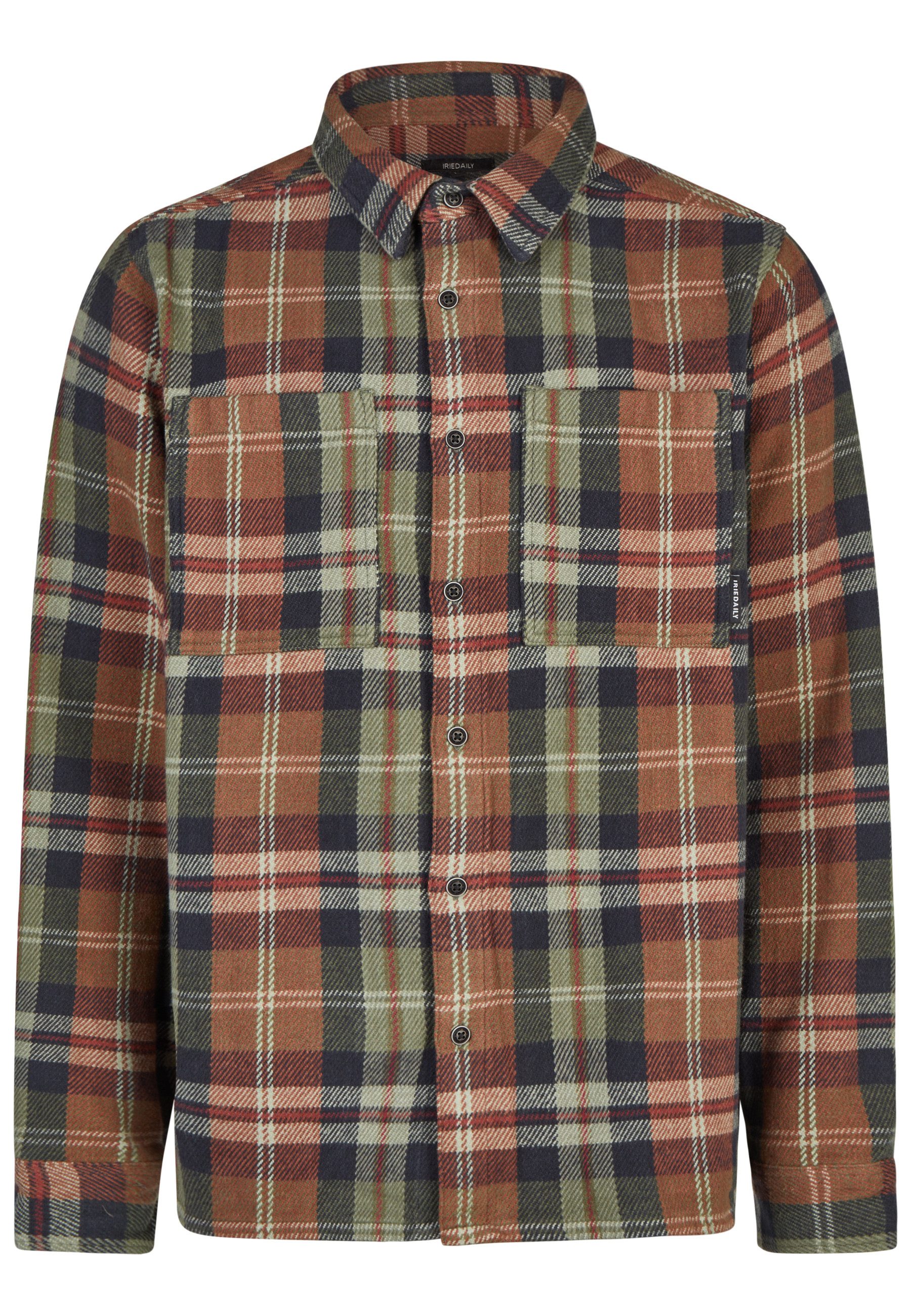 iriedaily Hemdjacke Chillax Lumber Shirt - Klassische Hemdjacke aus Flanell mit Karo Muste