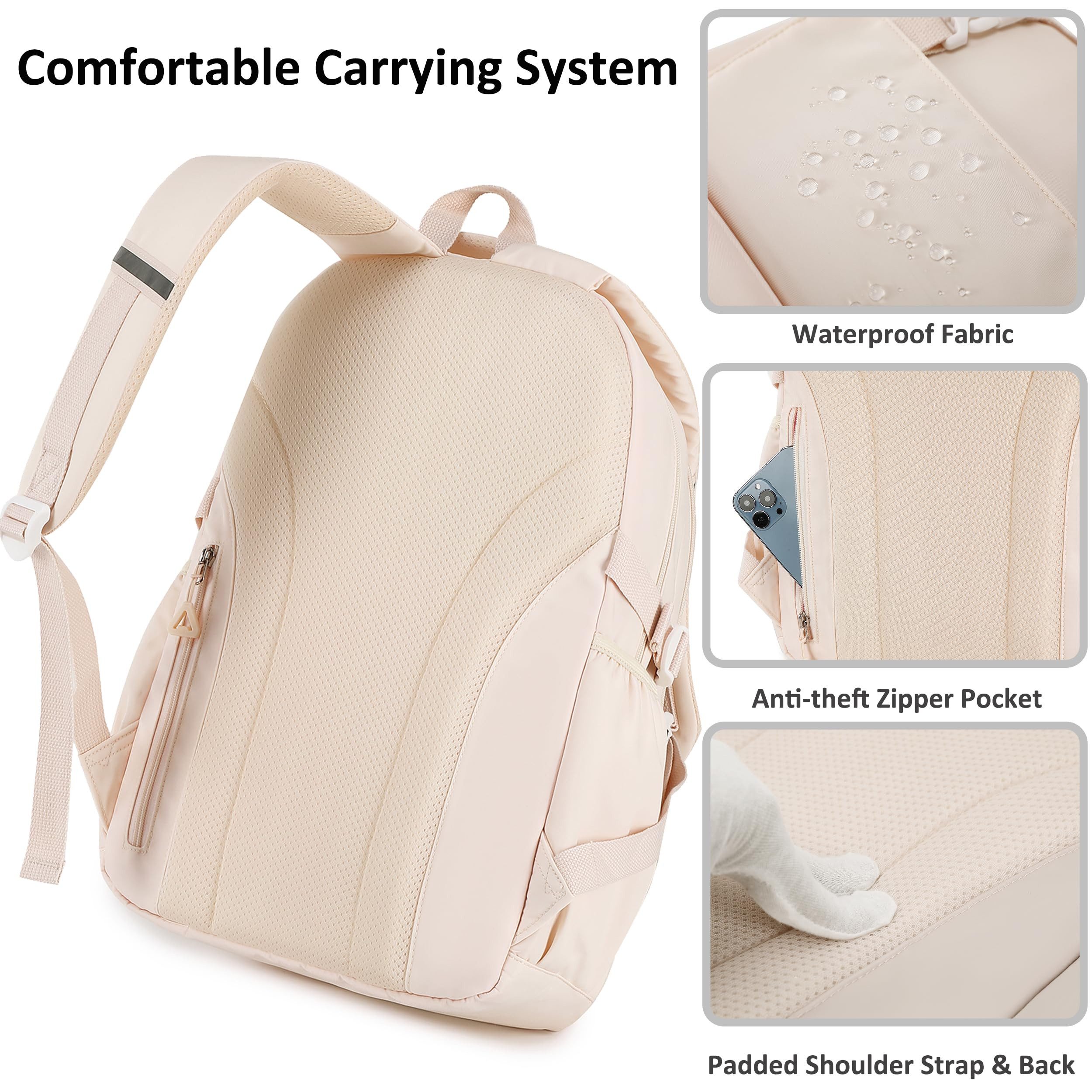 MOPUEA Schulrucksack Schulrucksack Set Leicht Ergonomisch Viele Fächer+Anhängern& Pins (Schulrucksack-Set mit Zubehör, Rucksack mit Tasche, Federmäppchen, Anhängern und Pins), Leicht, ergonomisch, atmungsaktiv, viele Fächer, reflektierend