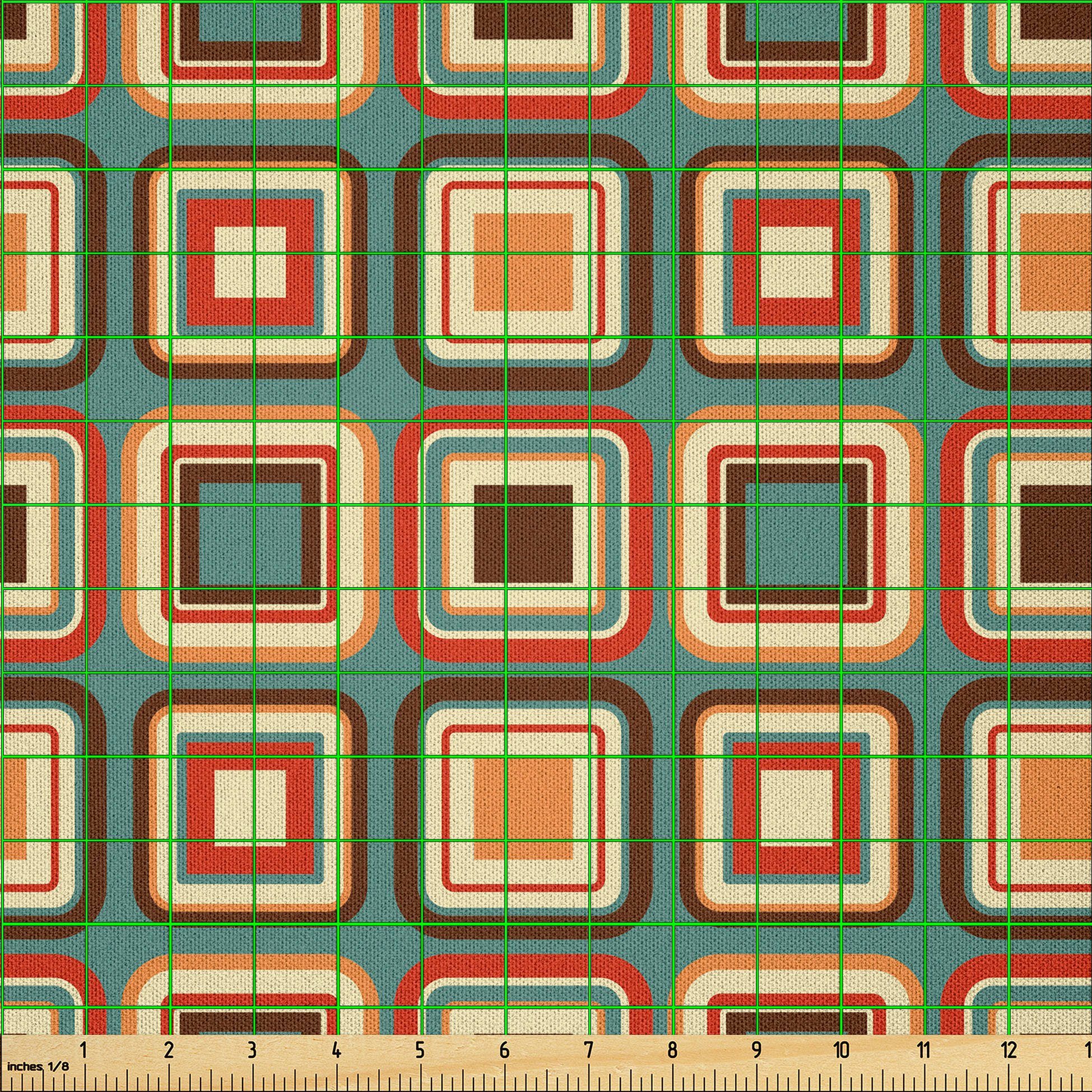 Thumbnail - Abakuhaus Stoff DIY Bastler Stoff für Dekorationszwecke, Modern geometrisch Abgerundete