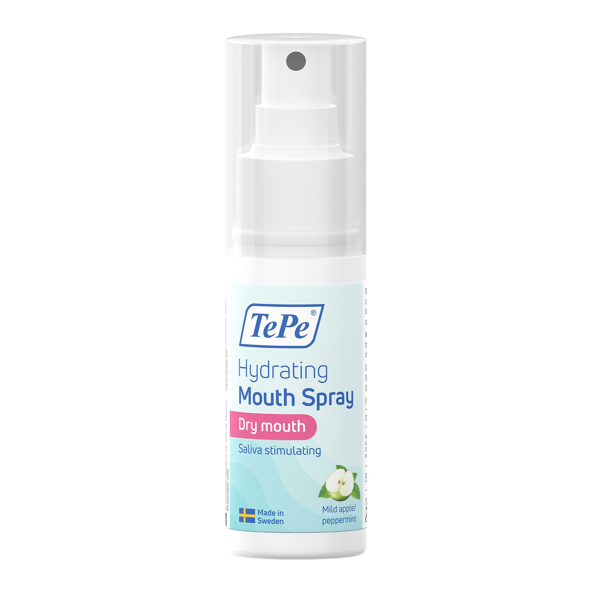 TePe Mundwasser Feuchtigkeitsspendendes Mundspray bei Mundtrockenheit, (2er Set, 2-tlg)