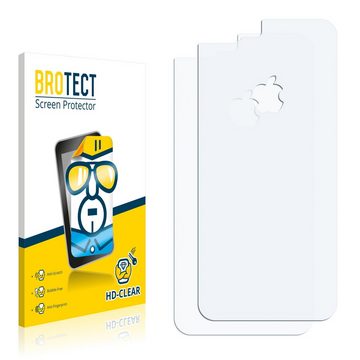BROTECT Schutzfolie für Apple iPhone 7 Plus Rückseite (gesamte Fläche+LogoCut), Displayschutzfolie, 2 Stück, Folie klar
