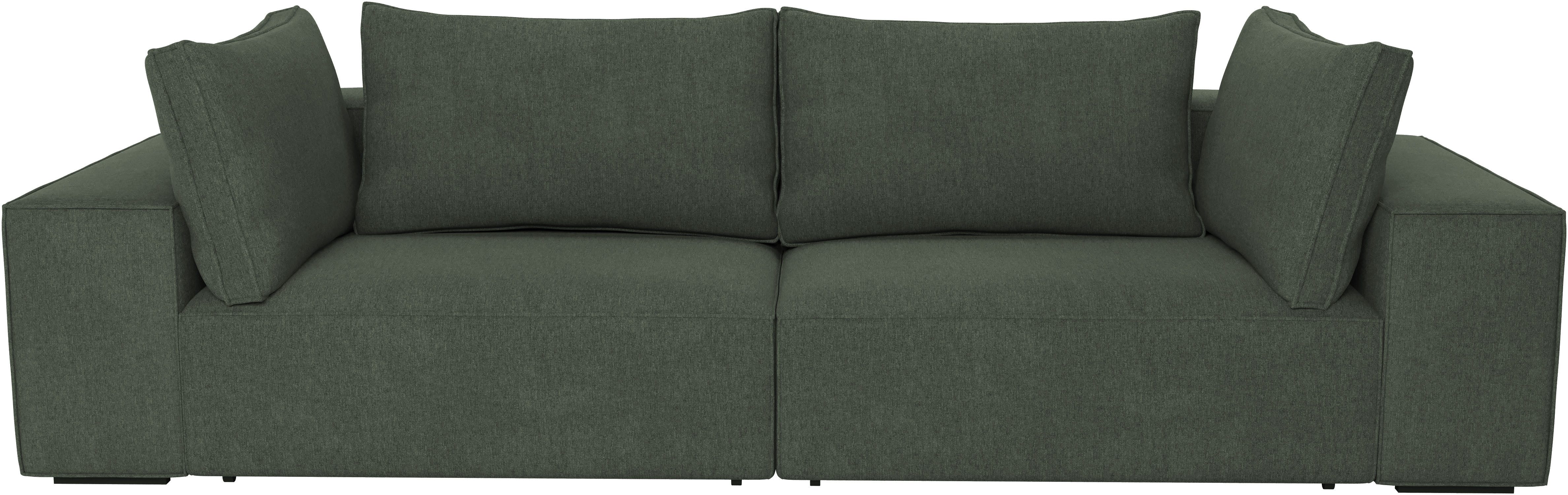 Trends by HG Big-Sofa Conor XXL, 2 Teile, Schlaffunktion + Bettkasten