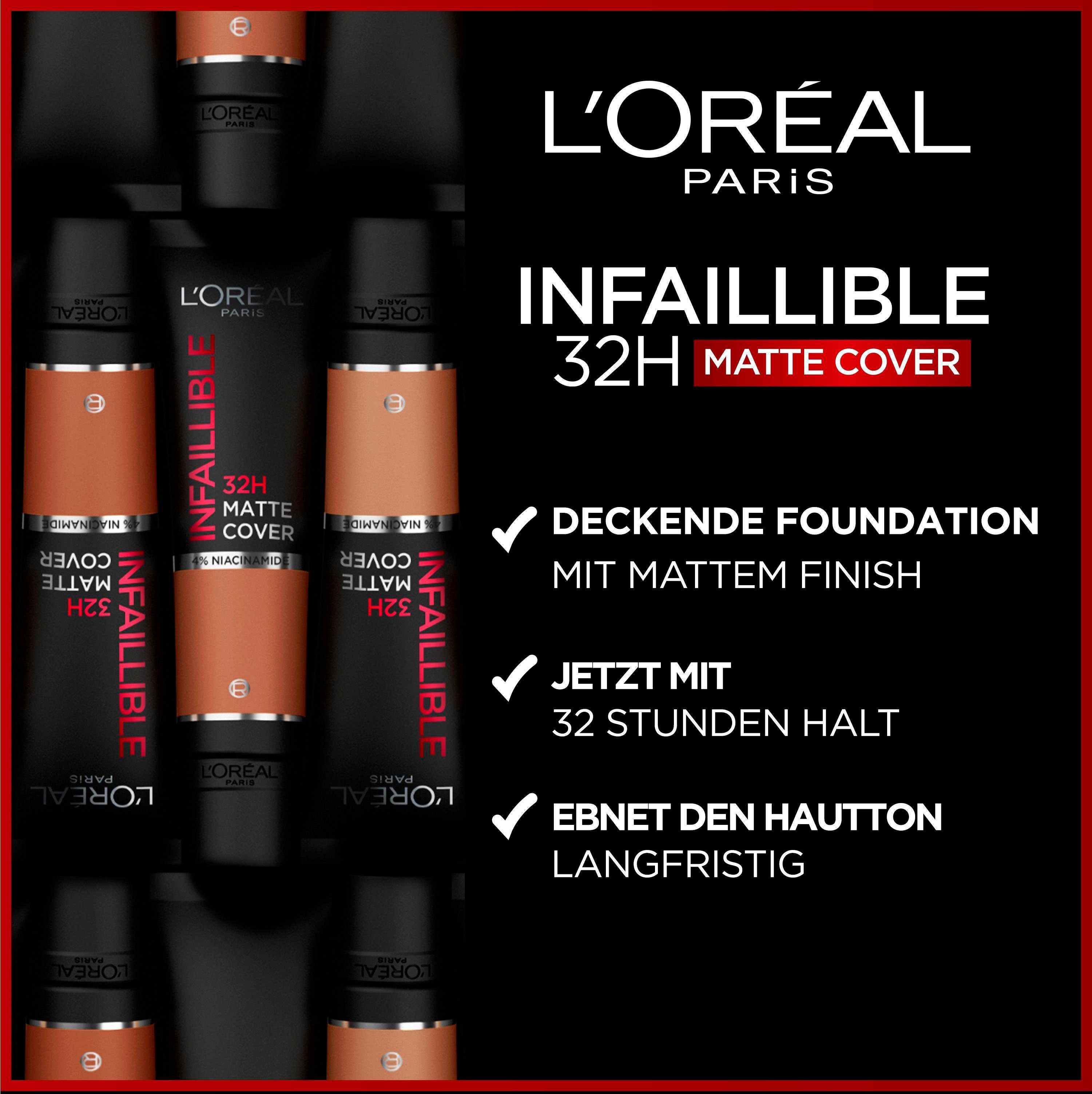 cool 175 L'Oréal Cover L'ORÉAL undertone 32H Infaillible Paris Foundation PARIS Matte