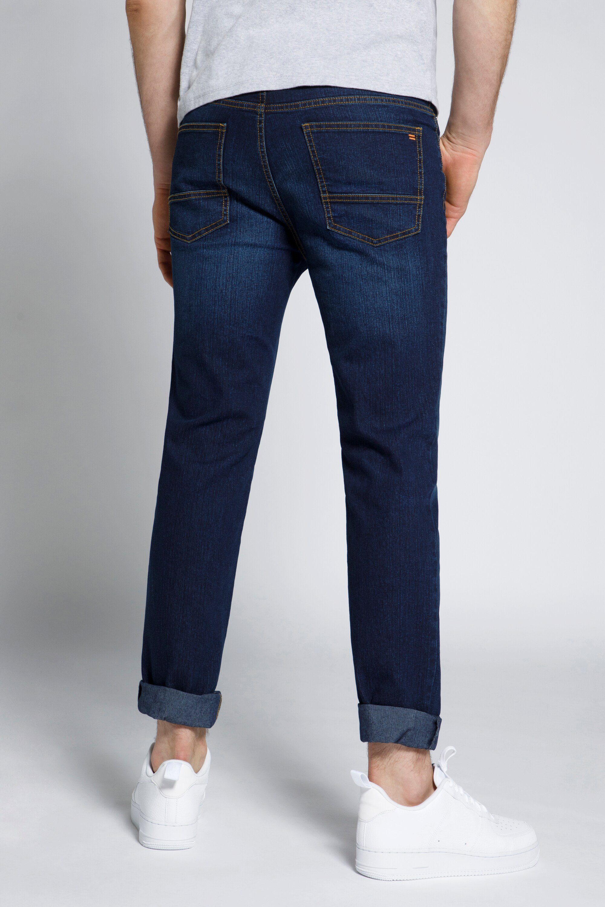 Herren Jeans blue STHUGE dark Fit Modern denim STHUGE 5-Pocket-Jeans