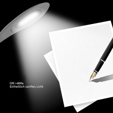 WILIT LED Tischleuchte »5W LED Schreibtischlampe Kinder Nachttischlampe Touch Dimmbar«, Stufenlos Einstellbares Farblicht und 3 Helligkeitsstufen