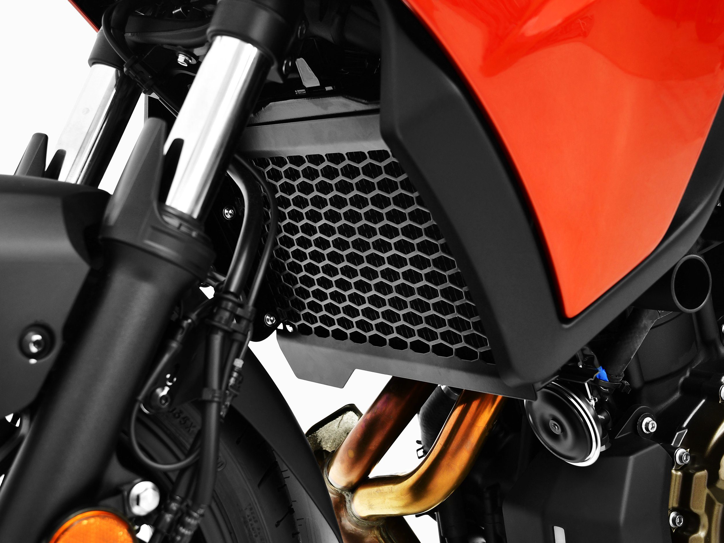 Motorrad-Additiv schwarz, Kühlerabdeckung Motorradkühlerabdeckung Pro für 7 Yamaha Tracer ZIEGER