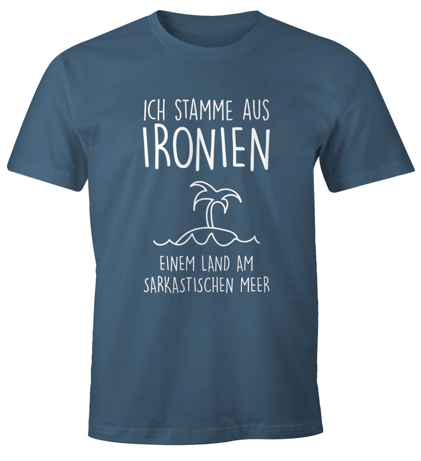 MoonWorks Print-Shirt Herren T-Shirt Ich stamme günstig online kaufen