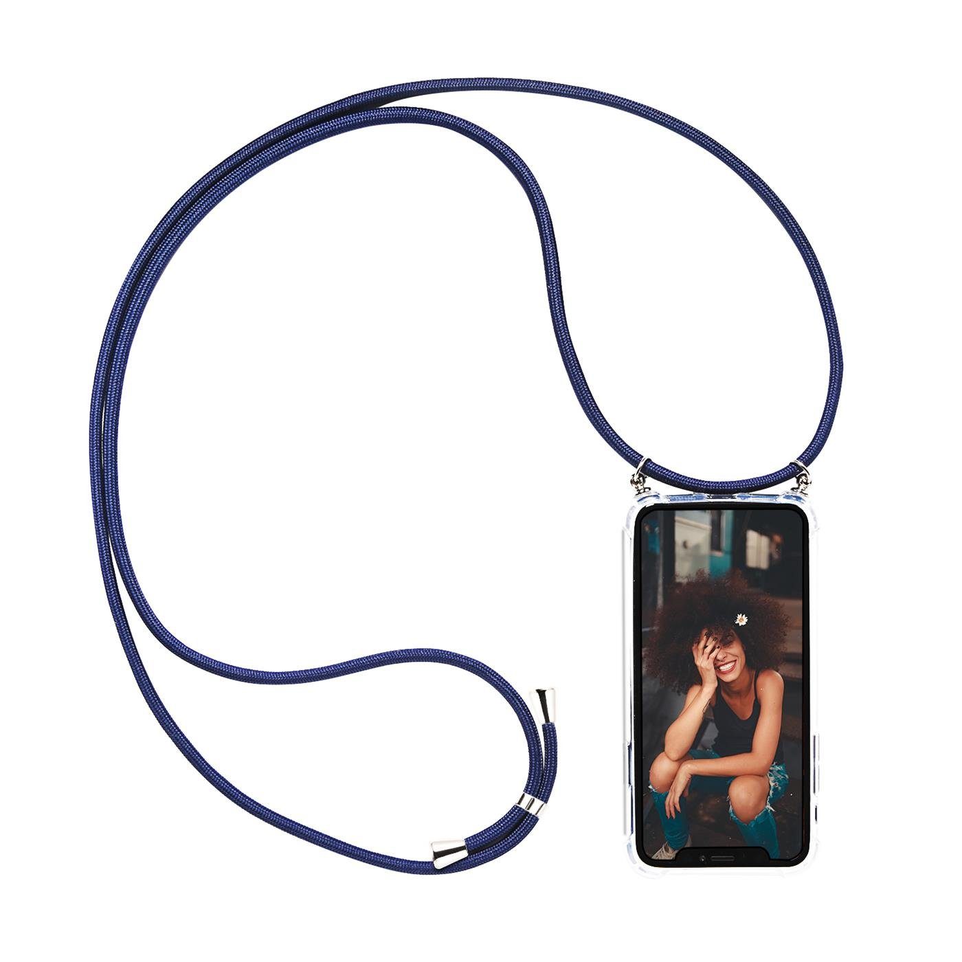 CoolGadget Handykette Handyhülle mit Handyband für Apple iPhone 12 Pro Max 6,7 Zoll, Case zum Umhängen Kette Halsband Kordel Hülle für iPhone 12 Pro Max