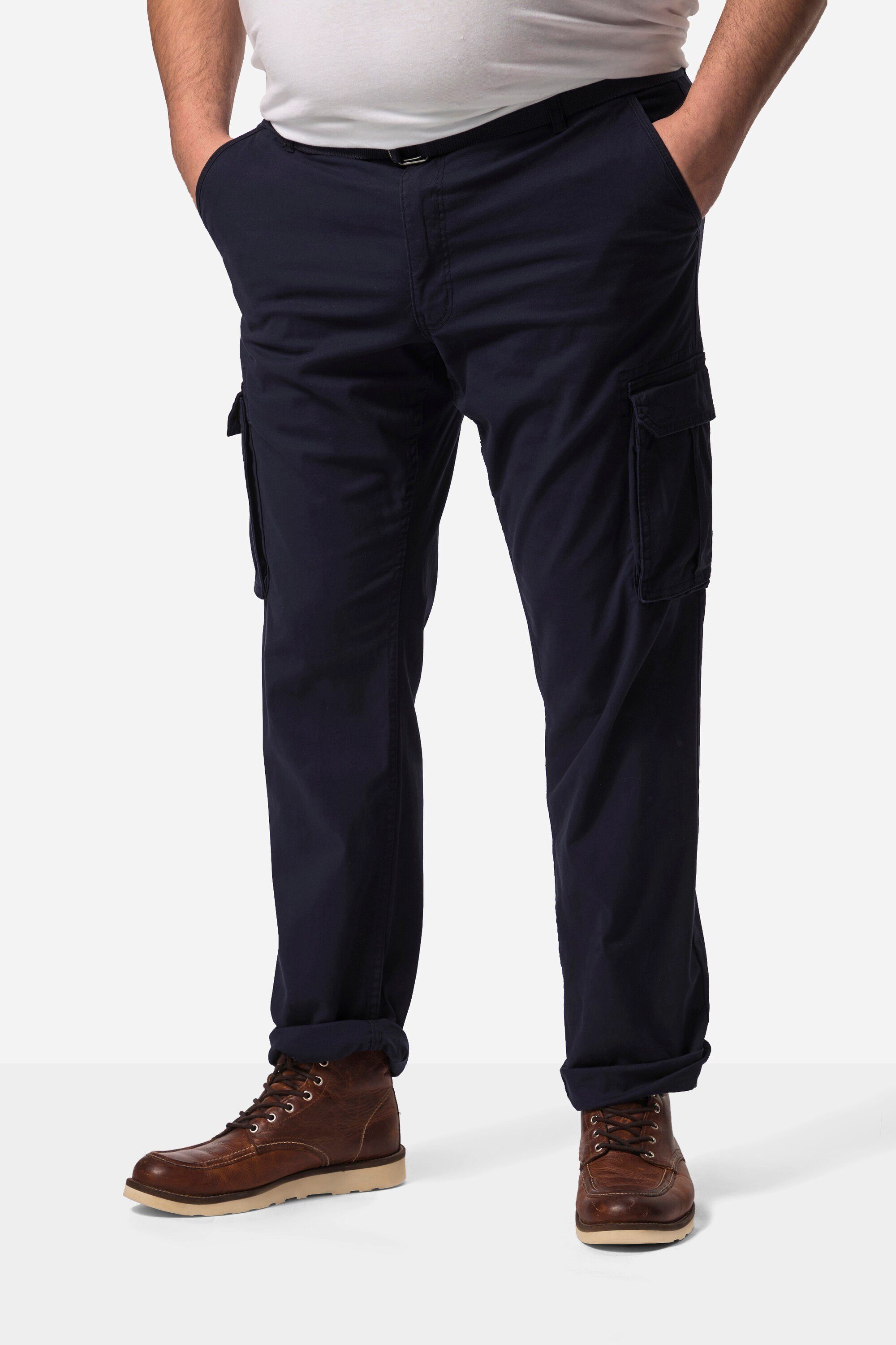Anzughose Cargohose mit Gürtel