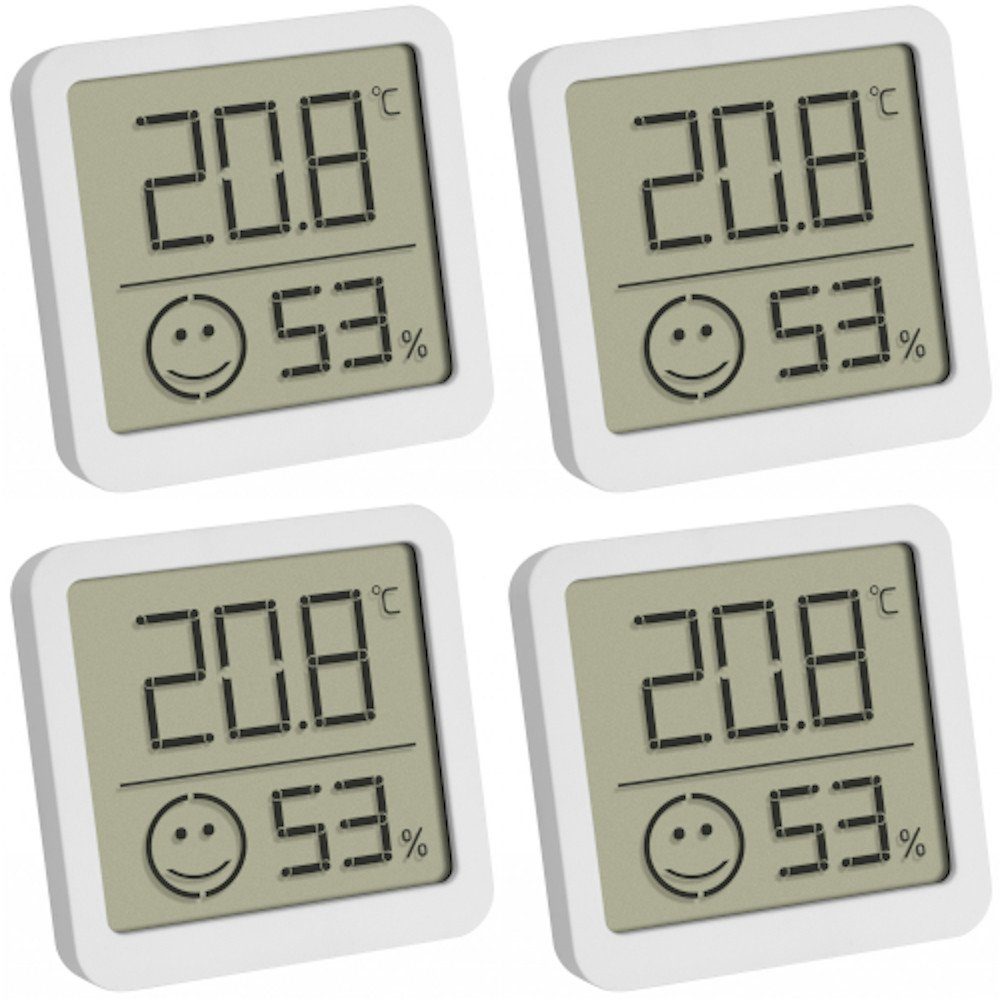 Raumthermometer TFA 30.5053 digitales Thermometer-Hygrometer mit Komfortzonen
