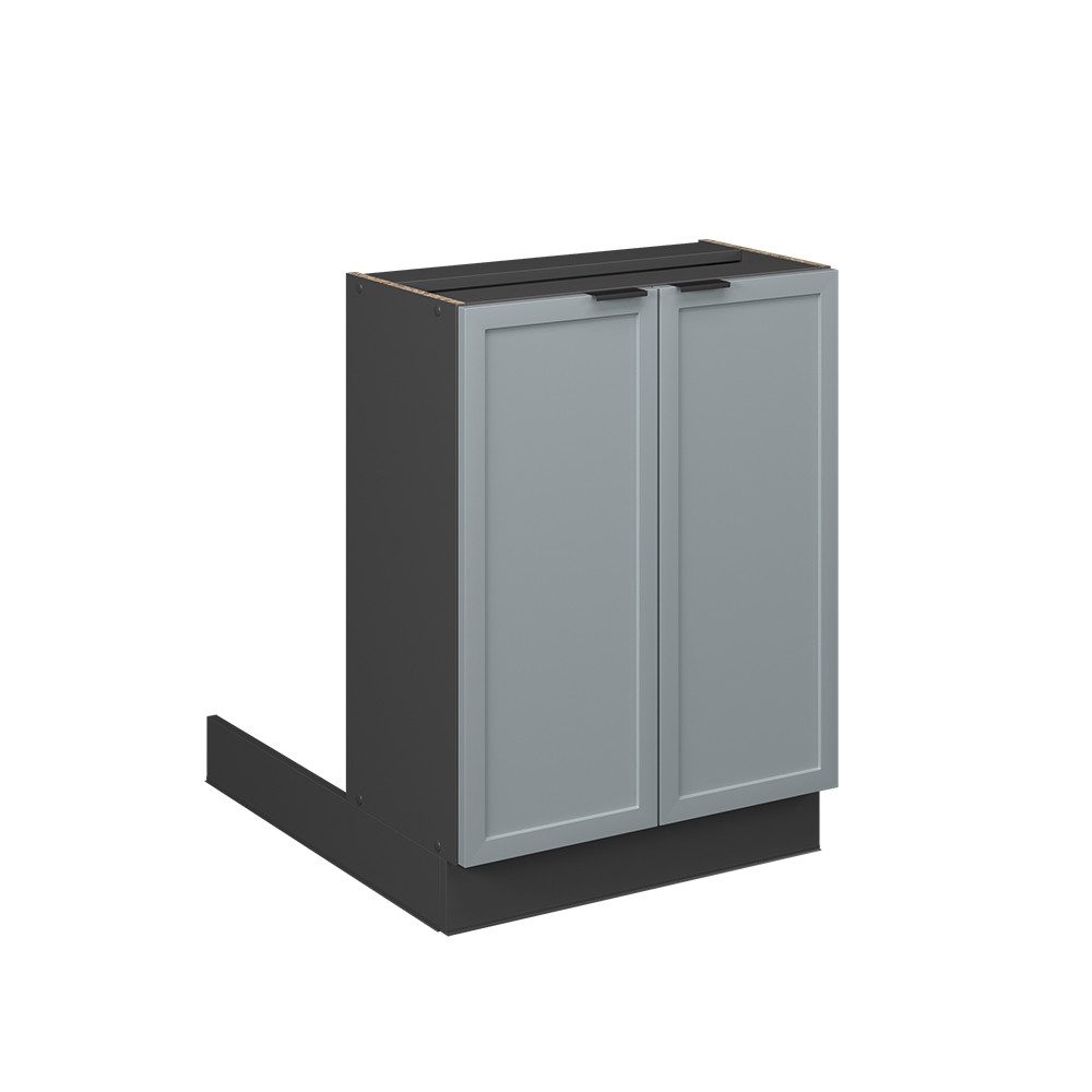 Vicco Unterschrank Fame-Line, Hellblau-grau/Anthrazit, 60 cm günstig online kaufen