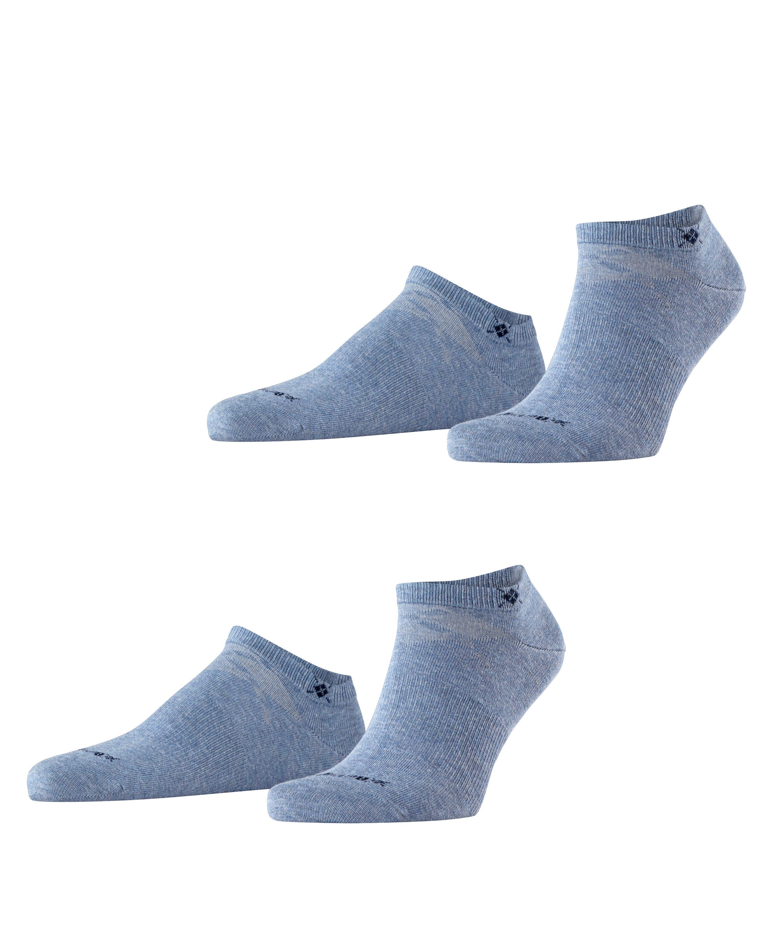 Burlington Sneakersocken Burlington Everyday 2-Pack Herren (2-Paar) aus weicher gekämmter Baumwolle