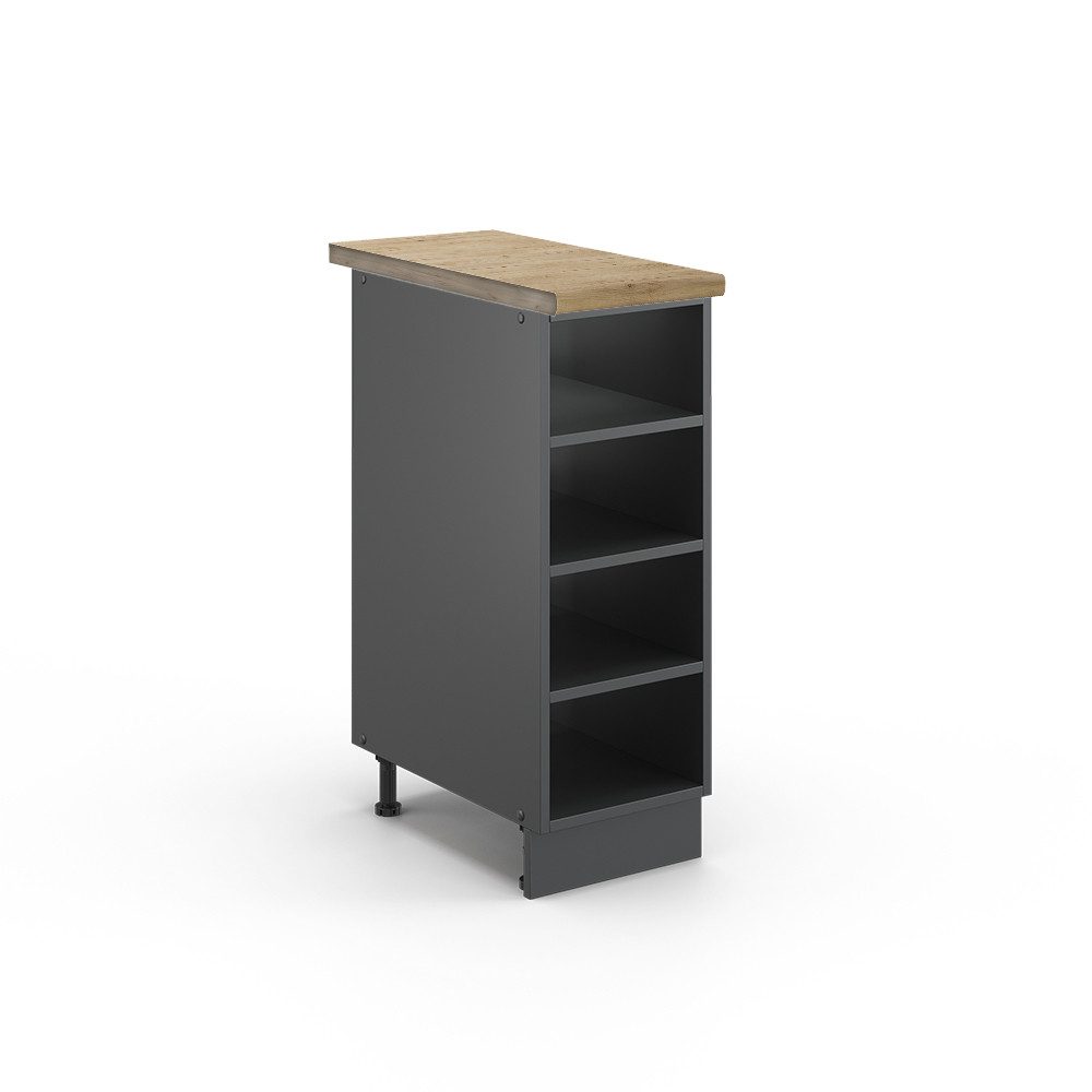 Vicco Unterschrank Fame-Line, Anthrazit, 30 cm, günstig online kaufen