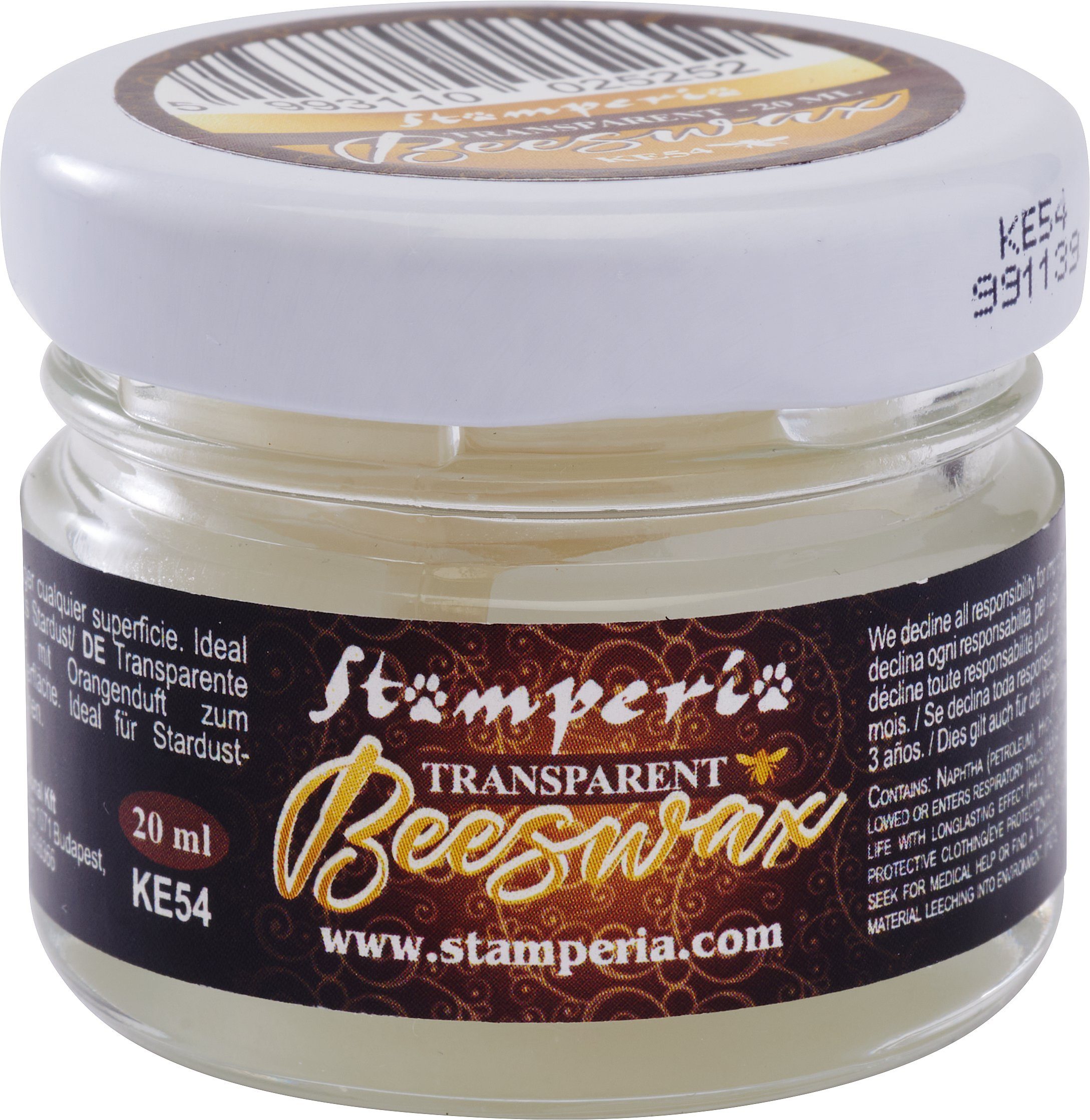 Stamperia Holzschutzlasur Beeswax, 20 ml