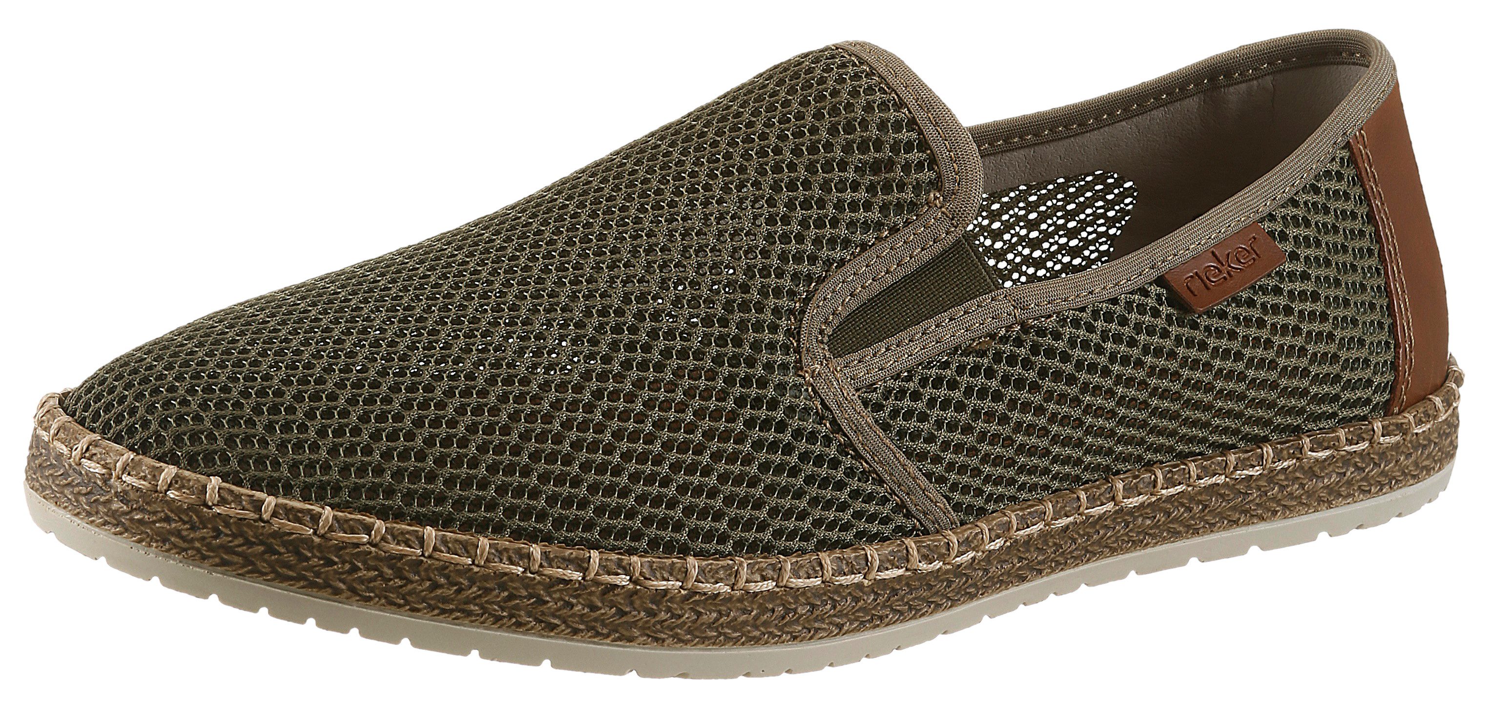 Rieker Espadrille mit luftdurchlässiger Perforation günstig online kaufen