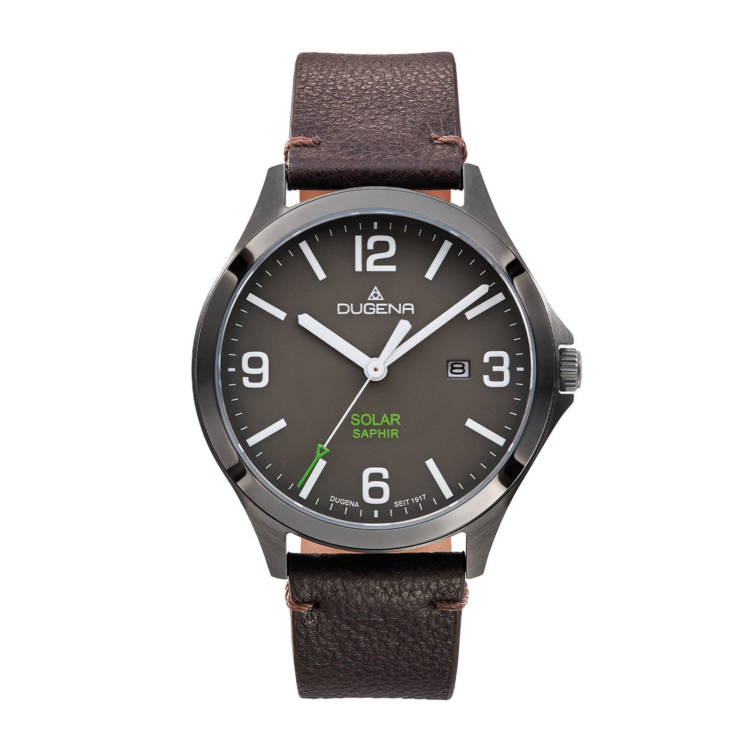 Quarzuhr Herren-Armbanduhr Boston Solar, Quarzwerk, wasserdicht, 10 bar