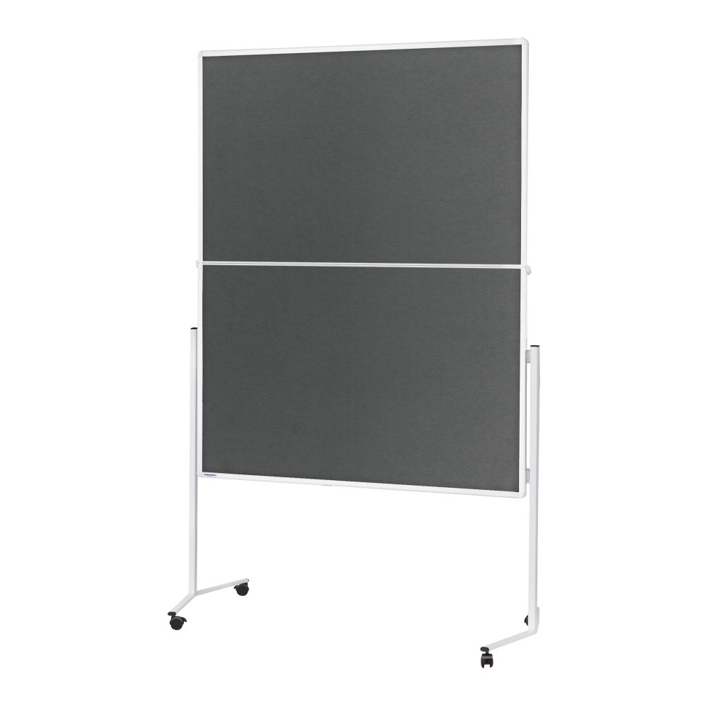 Anzeigetafel Moderation/Präsentationstafel klappbar - 120x150cm - Filz - pinnbar
