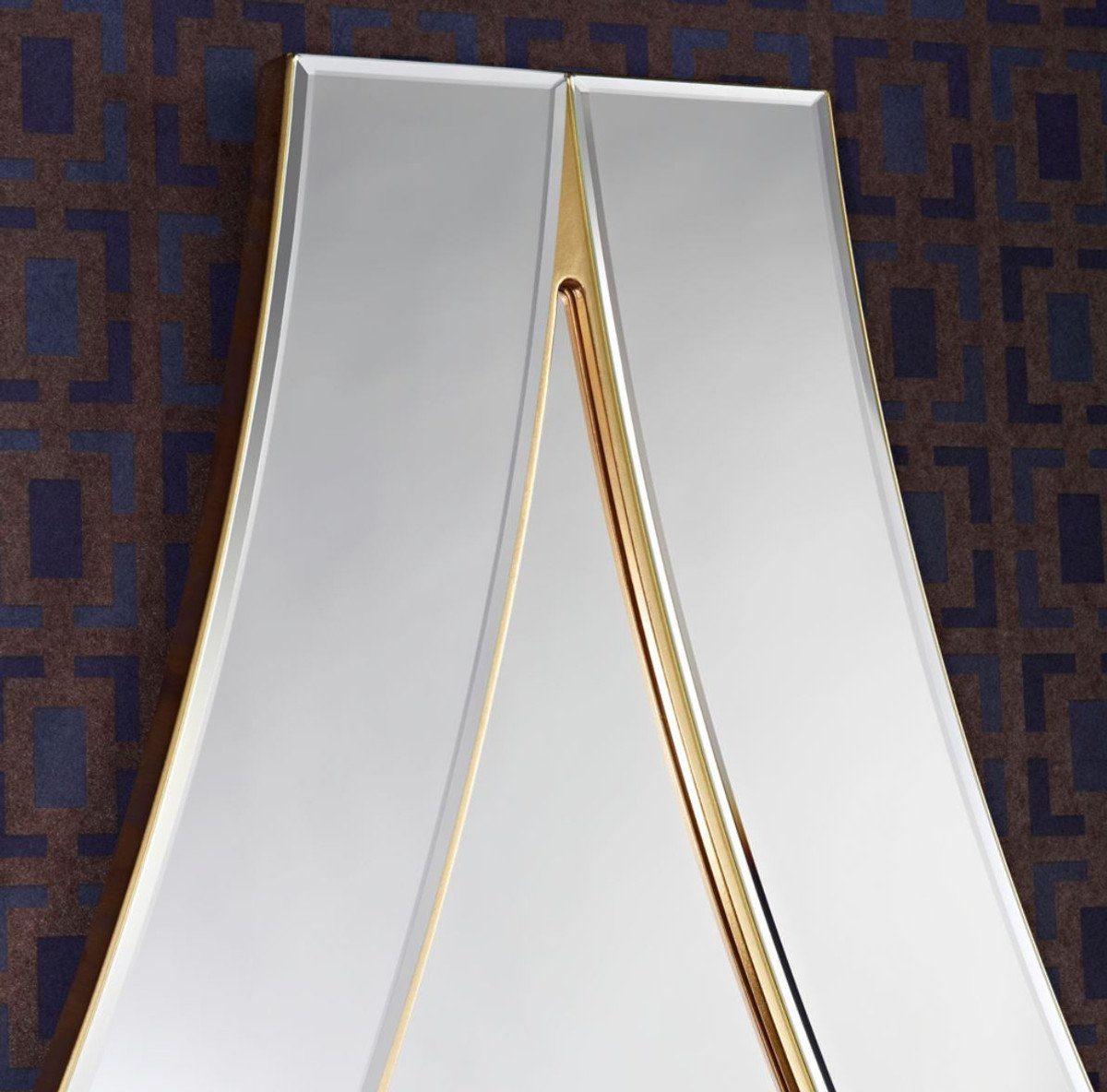 - / 151 Padrino Luxus x Gold Casa Qualität Luxus cm Spiegel 107 Wandspiegel H. Wandspiegel