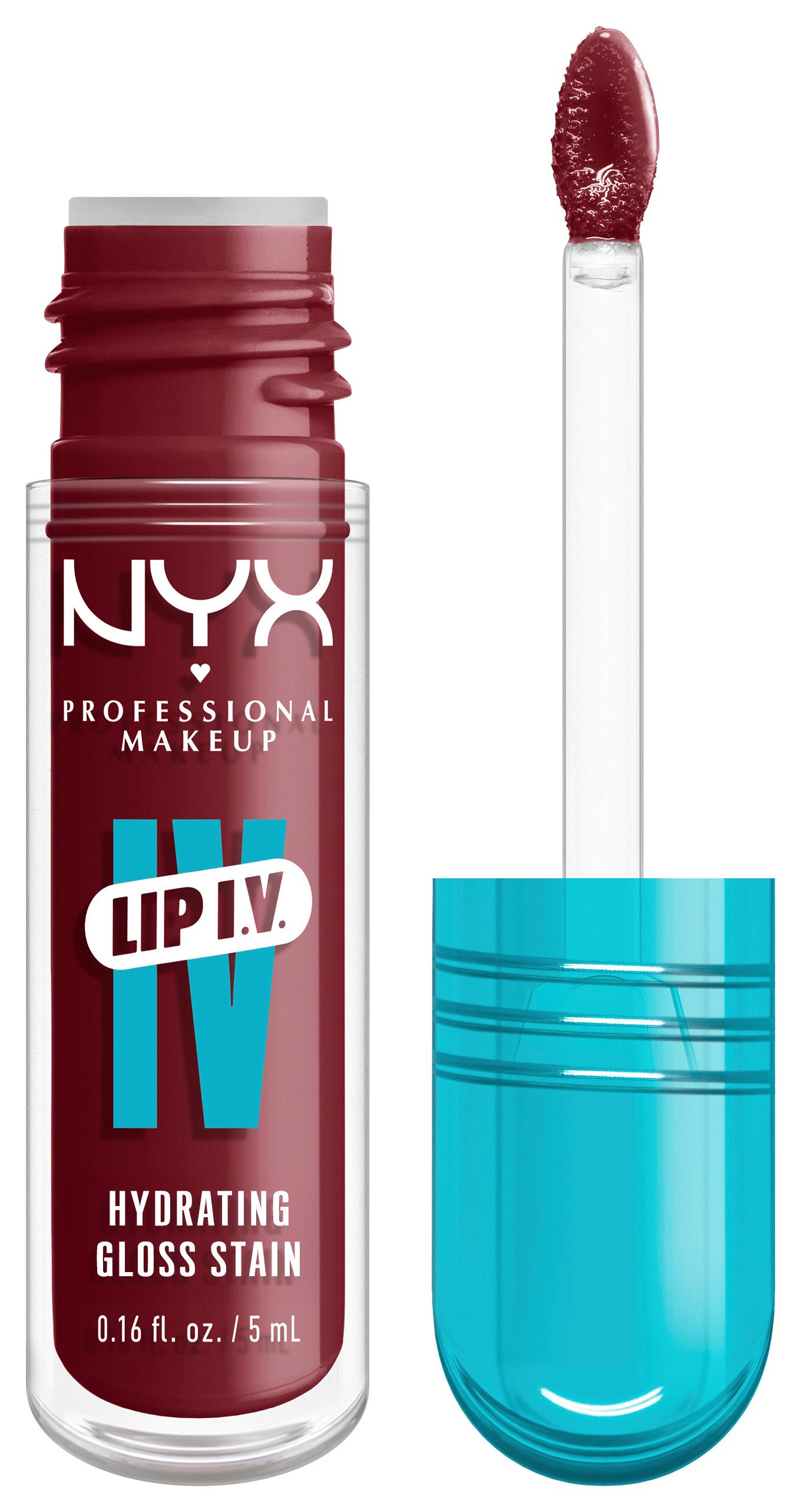 NYX Блеск для губ NYX Professional Makeup Lip IV Gloss Serum Блеск для губ, Wet-Look, spendet Feuchtigkeit, pflegt, hinterlässt Lip Stain.