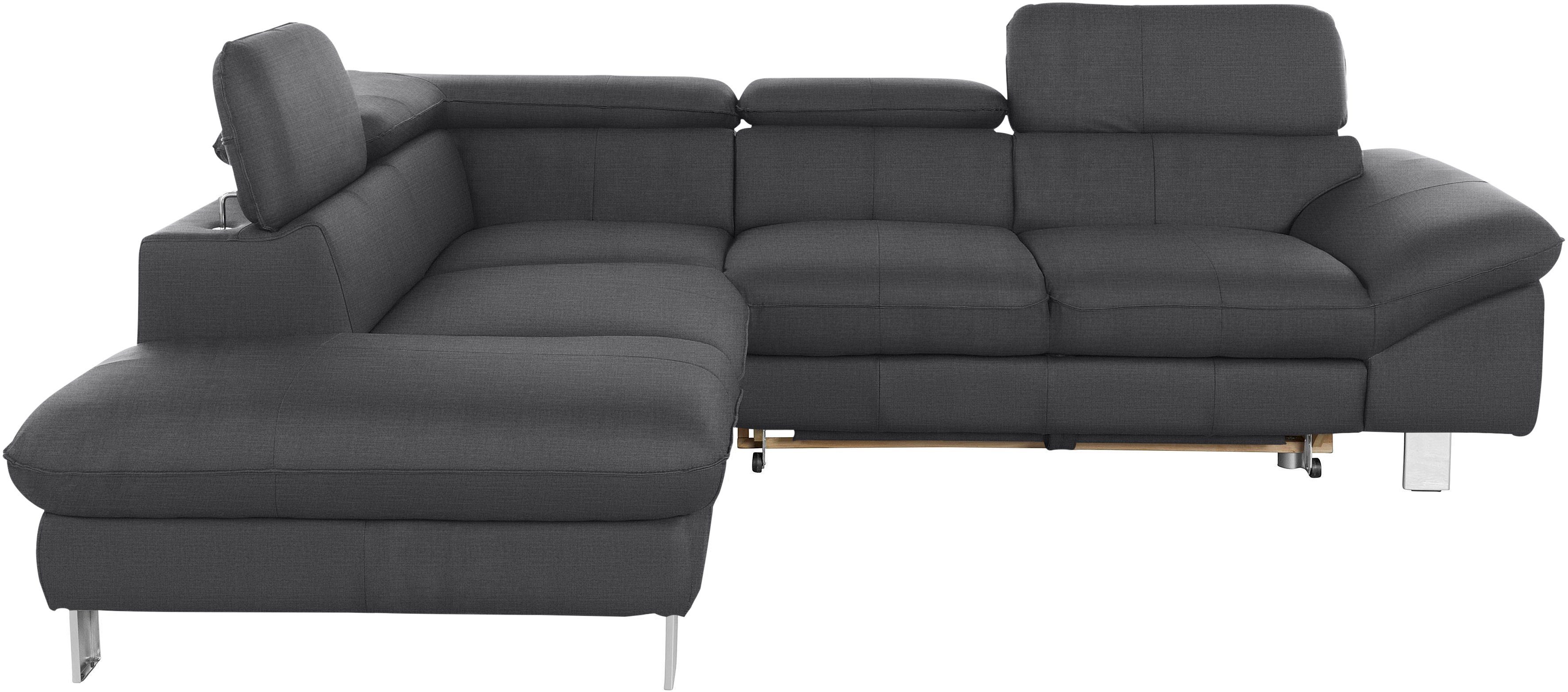 COTTA Ecksofa Driver L-Form, mit Kopfteilverstellung, günstig online kaufen