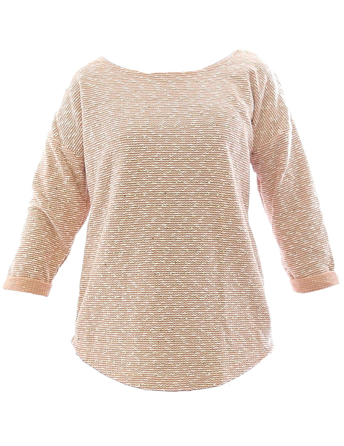 3/4-Arm-Shirt Damen Shirt 3/4 Arm Bluse Tunika TP-221