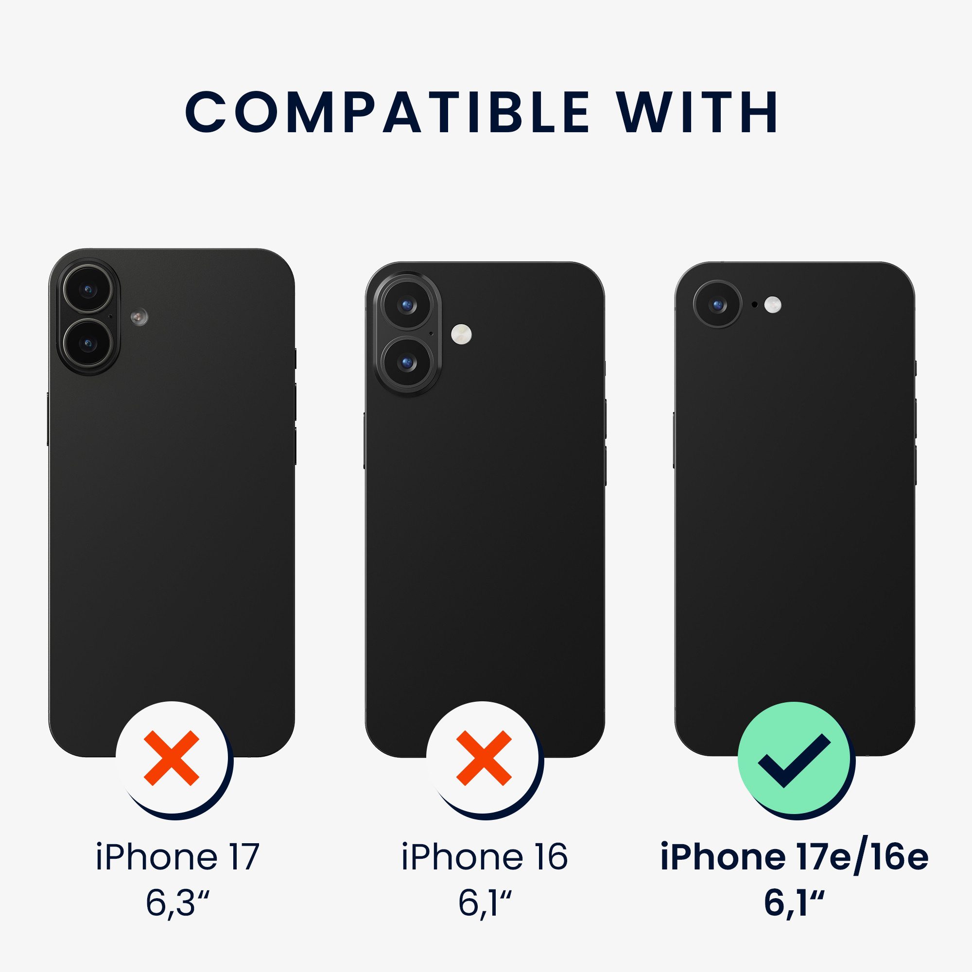 kwmobile Smartphone-Hülle Hülle für Apple iPhone 17e / iPhone 16e Handyhülle - Silikon, Case mit Schutzfolie Wildblumen Ranke Design