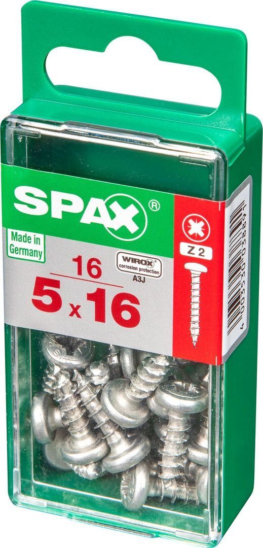 - SPAX 5.0 Holzbauschraube 16 mm 16 x TX 20 Universalschrauben Spax
