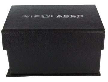VIP-LASER Dekofigur 3D Glasquader I Einhorn, Hochwertige Geschenkbox, Made in Germany, Familienbetrieb