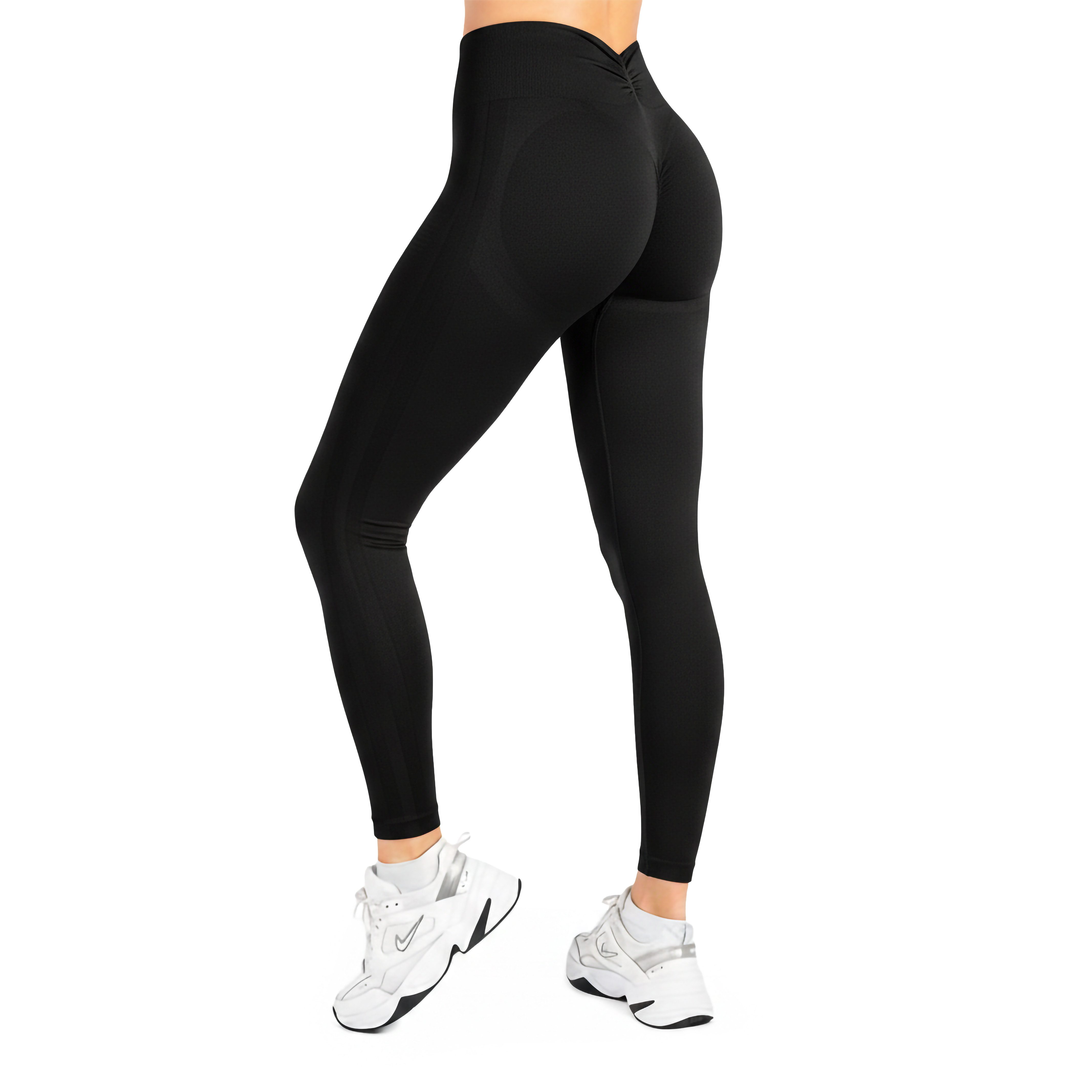 Smilodox Leggings Lesedi, Seamless Scrunch Sporthose, Training & Alltag figurbetonend, High Waist, blickdicht, Booty Scrunch, Training & Yoga