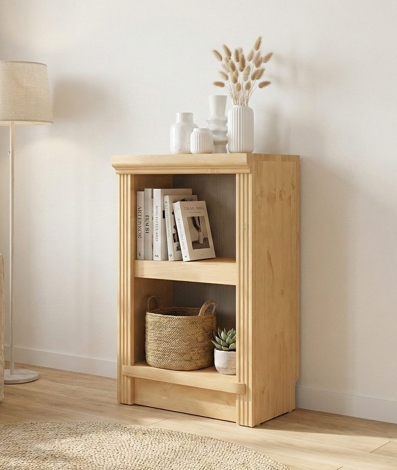 OTTO home Standregal Riga Bücherregal Regal Breite/Tiefe 40/29 cm, aus massiver Kiefer, FSC®-zertifiziert