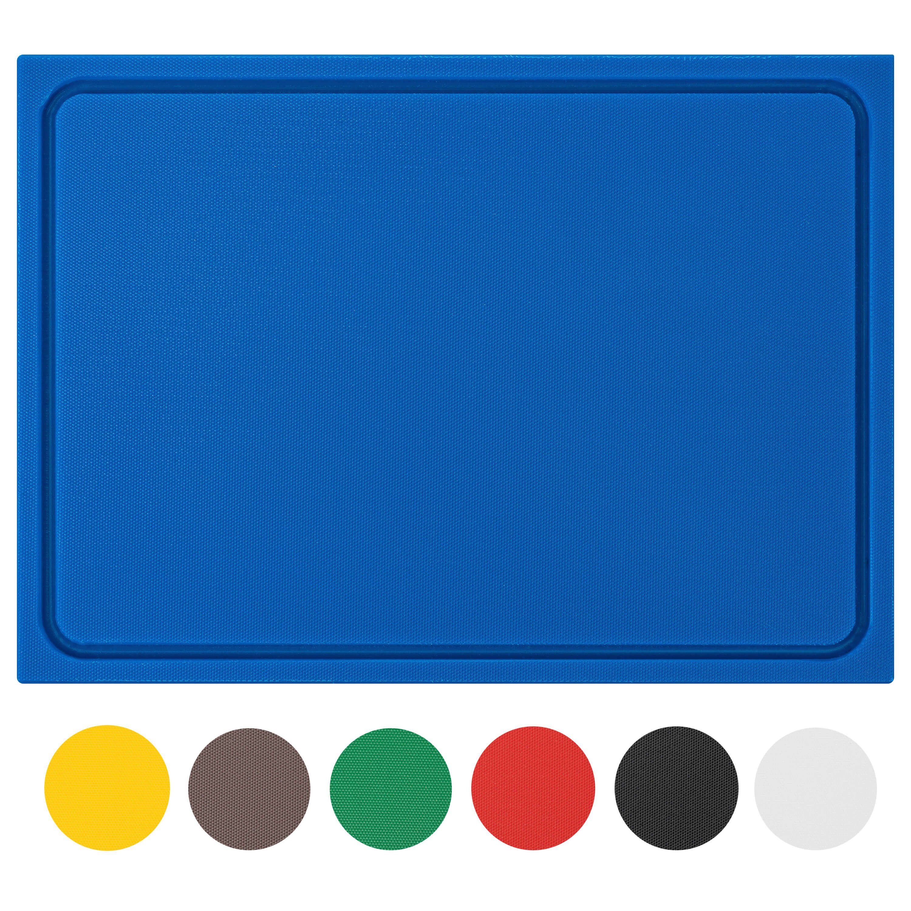 Morleos Schneidebrett Schneidebrett mit Saftrille aus HDPE 500 Kunststoff, Kunststoff, (1-St., Schneidebrett), HDPE500 Kunststoffbrett, mit Saftrille, extra dick