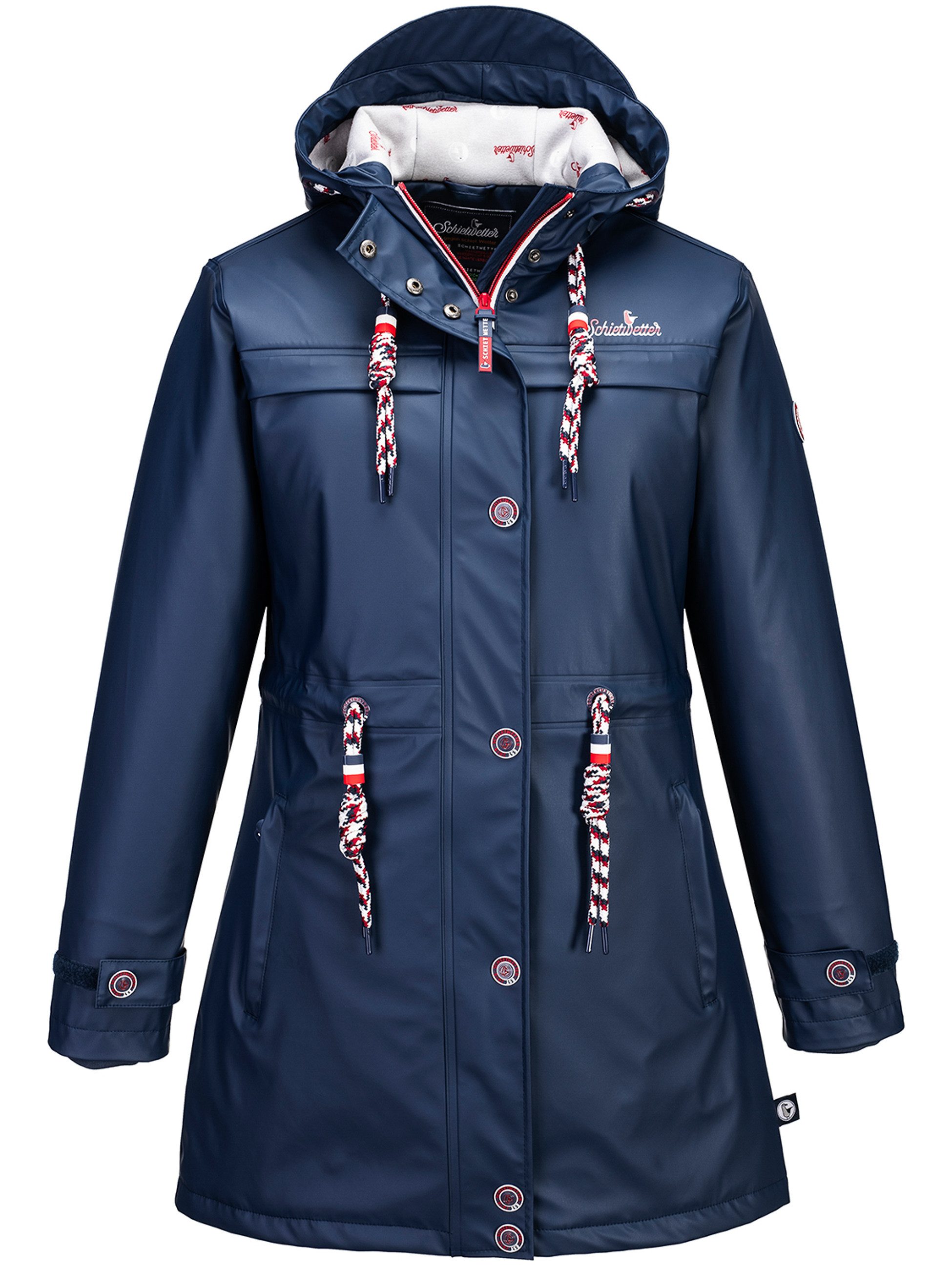 Schietwetter Regenjacke Damen Friesennerz "Schmollmund Skadi" winddicht